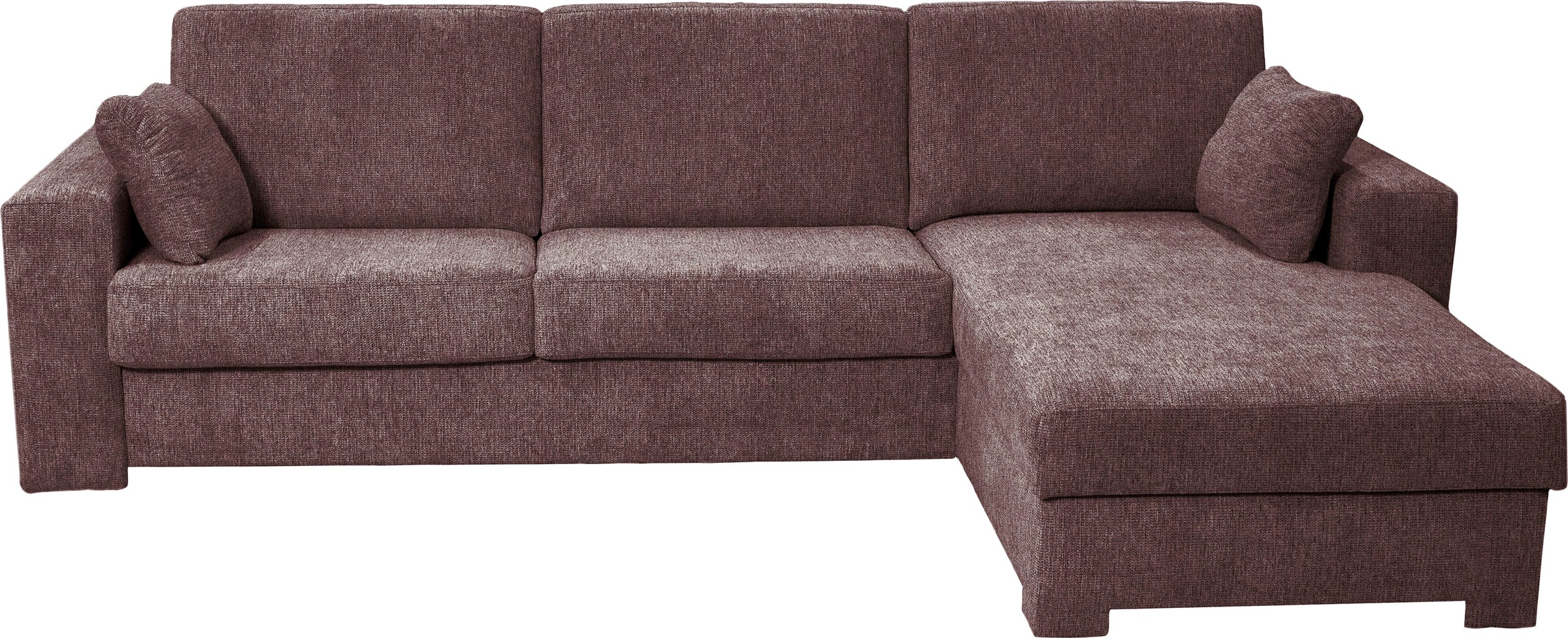 Home affaire Ecksofa Roma "L" Dauerschlaffunktion, mit Unterfederung, Matratzenhöhe 14cm, Liegemasse ca 163x198 cm, L-Form