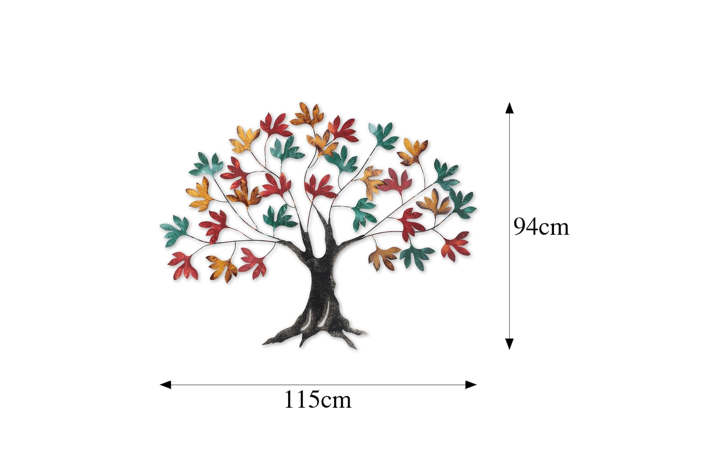 Wanddekoobjekt »Wallxpert Baum 115 x 94 cm«