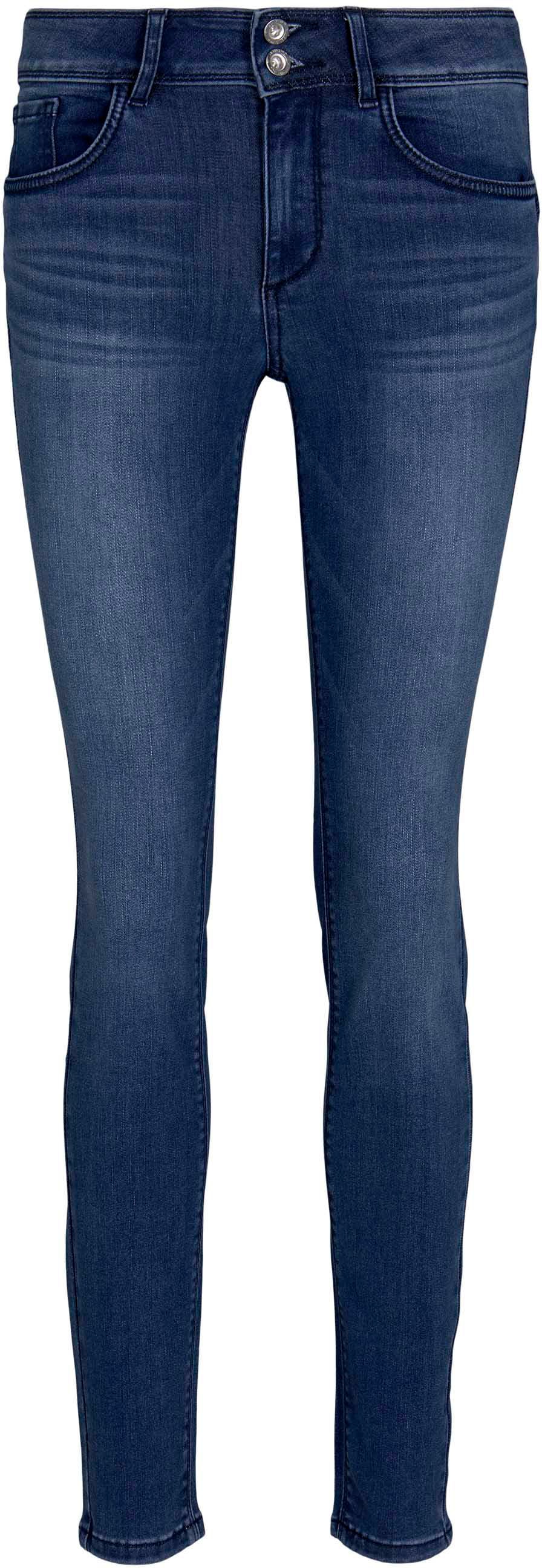 simplement Skinny-fit-Jeans Doppelknopf-Verschluss TOM »Alexa TAILOR Skinny«, Commander mit