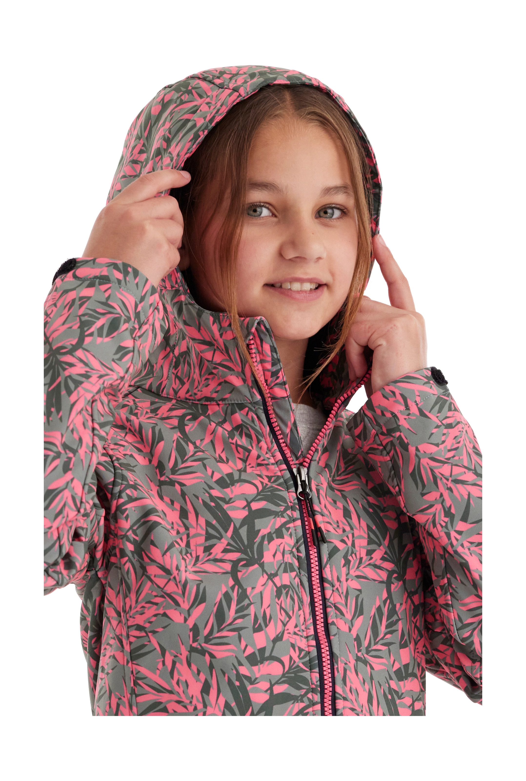 Killtec Veste softshell »Mädchen Softshelljacke Print« Wasserdicht, windabweisend, atmungsaktiv, modischer Print