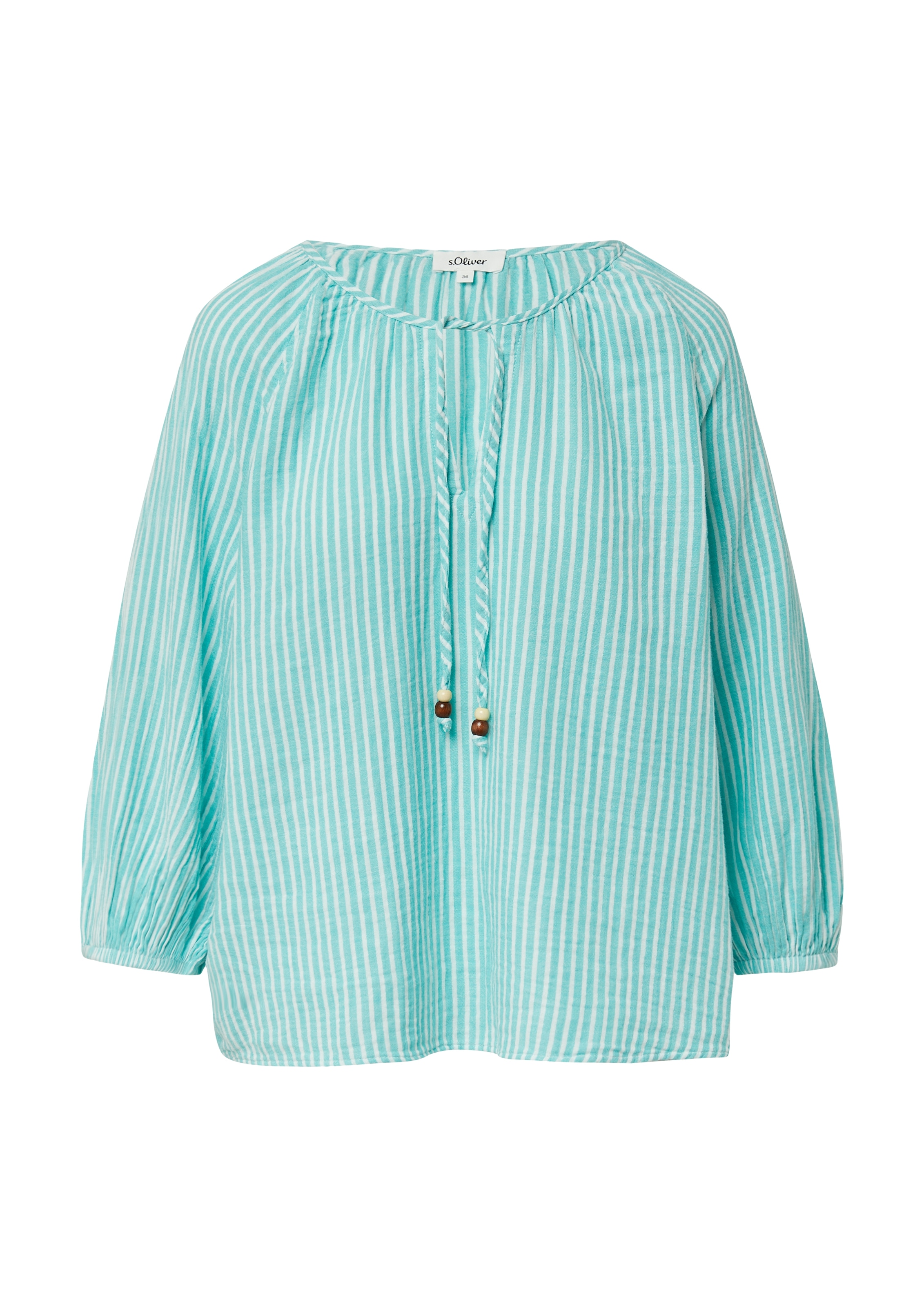s.Oliver Klassische Bluse, mit Raglan Ärmeln