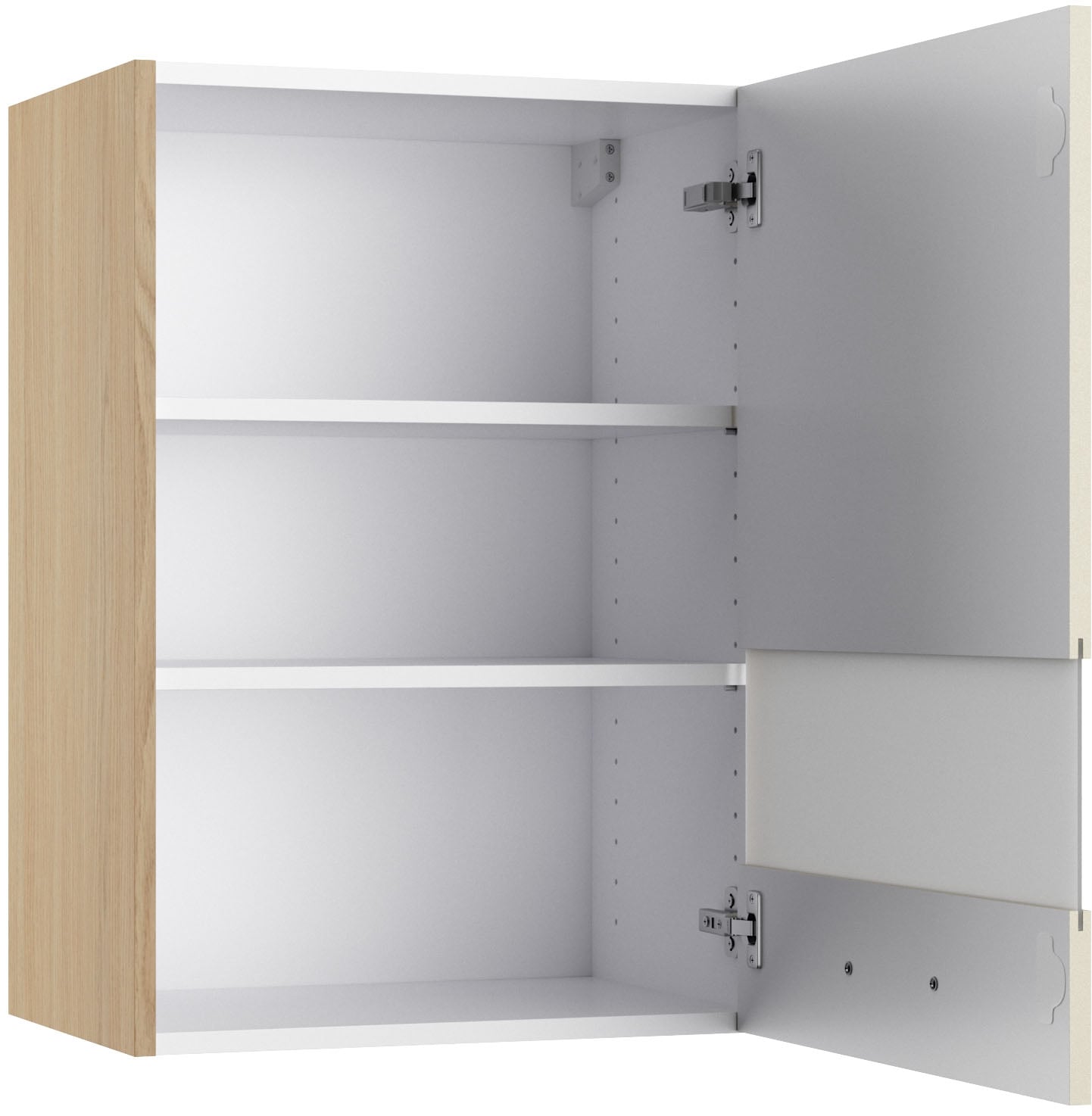 KOCHSTATION Hängeschrank »KS-Lucy« Breite 50 cm, mit 1 Segmentglastür, 2 Einlegeböden, Soft-Close
