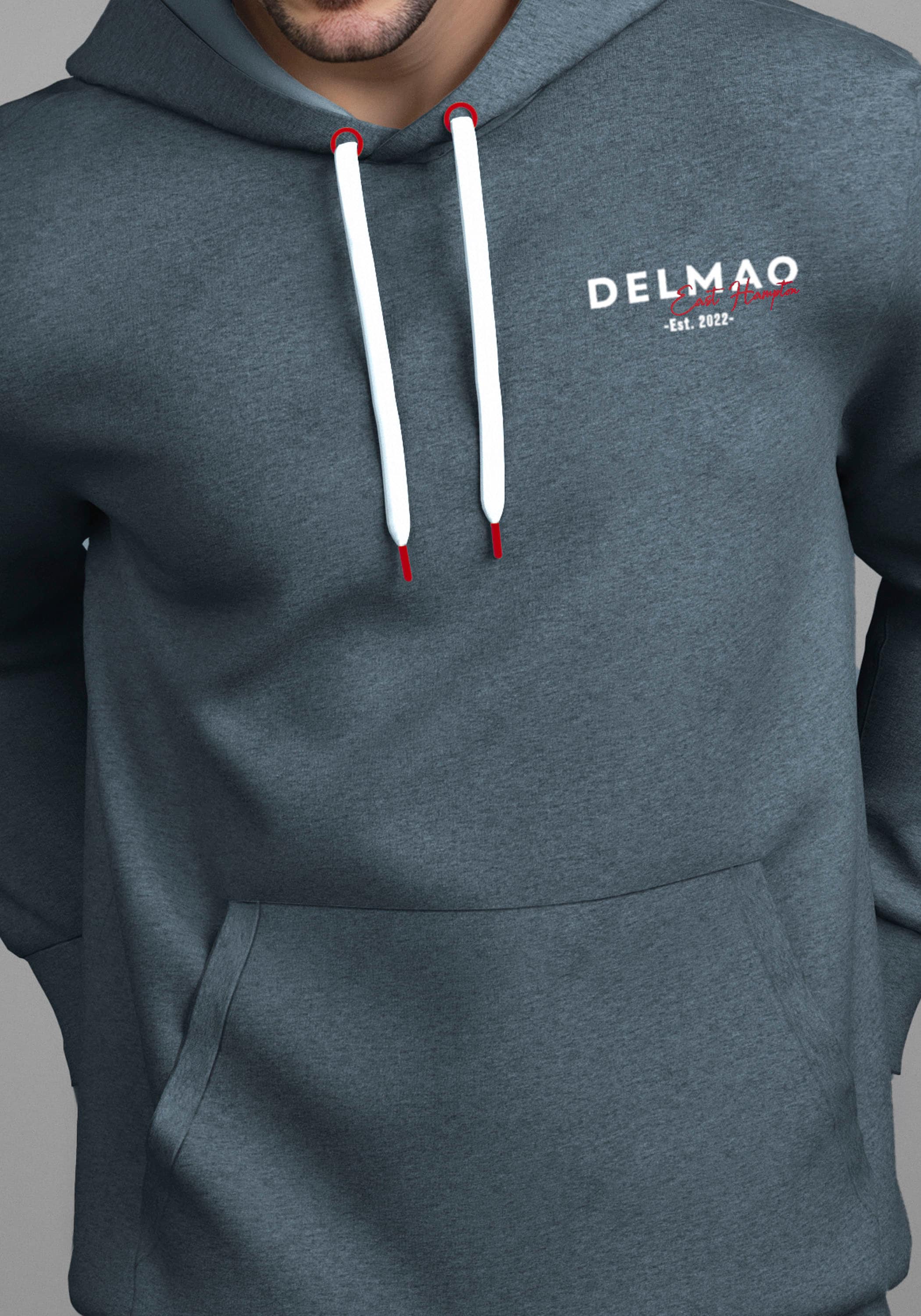 DELMAO Sweat à capuche