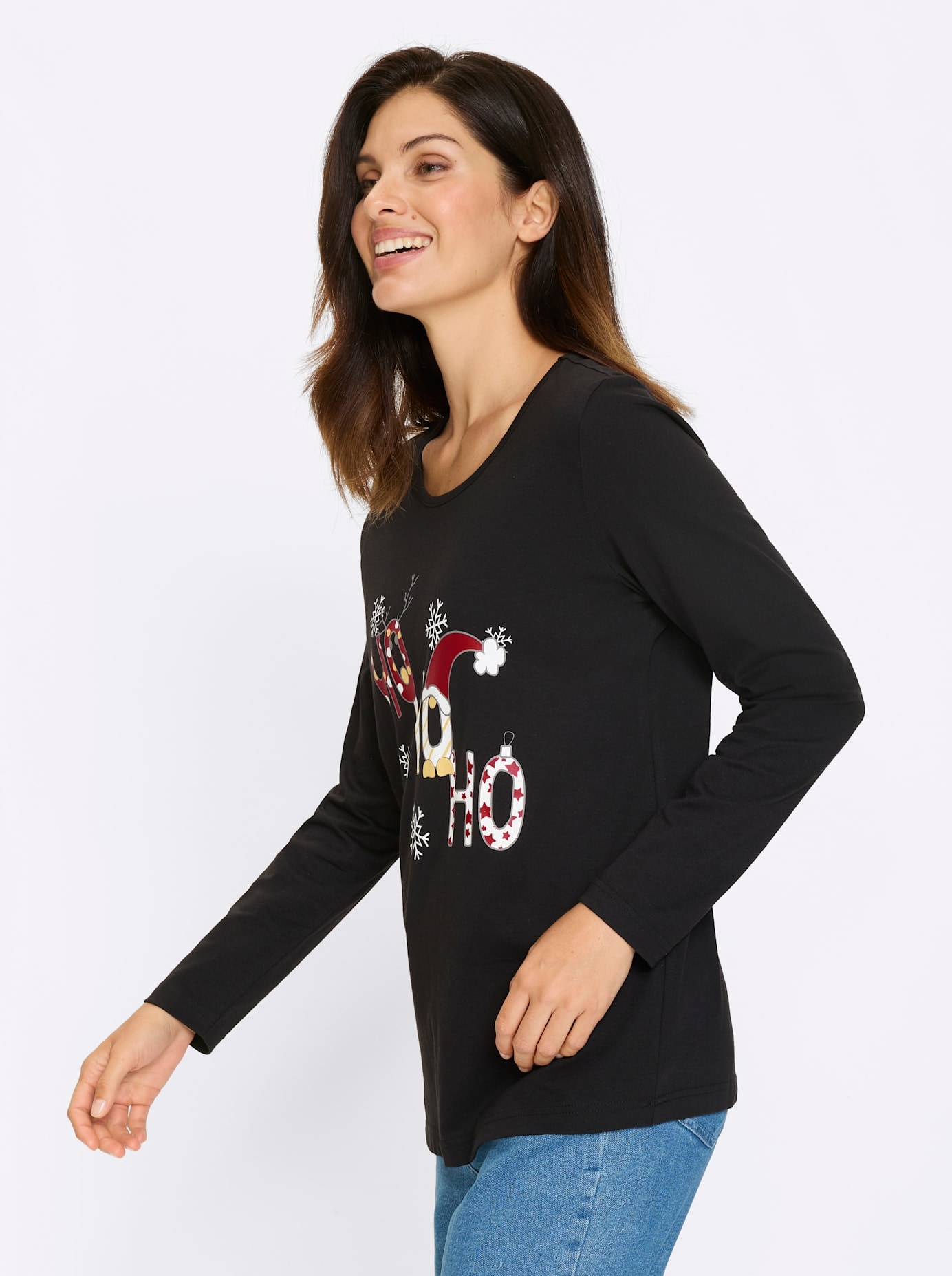 Classic Basics Langarmshirt »Rundhals-Shirt« 1 Stk. tlg.