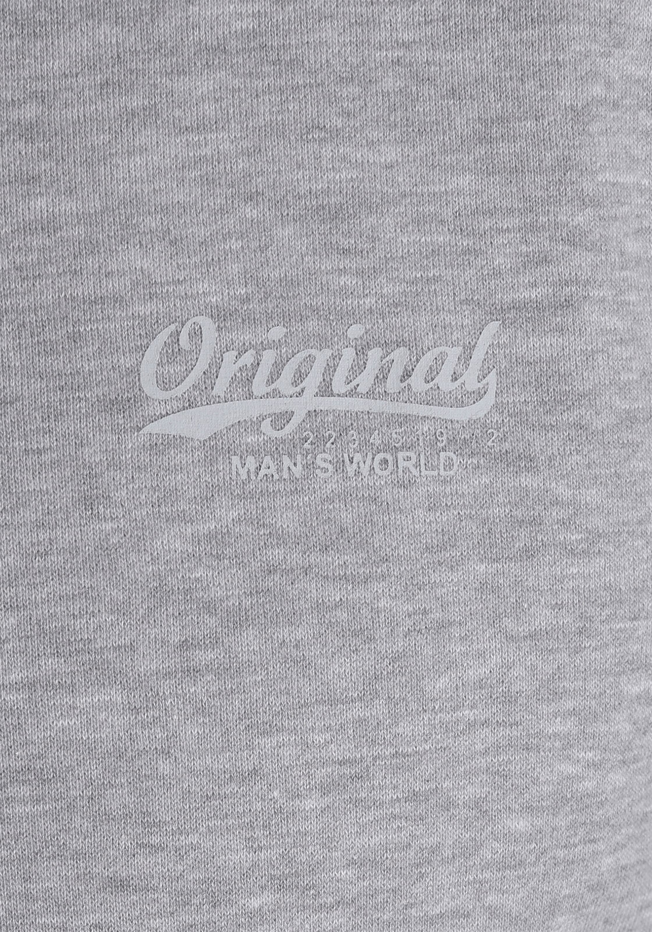 Man's World Sweatshirt, Langarm, Basic-Stil, unifarben, Rundhalsausschnitt