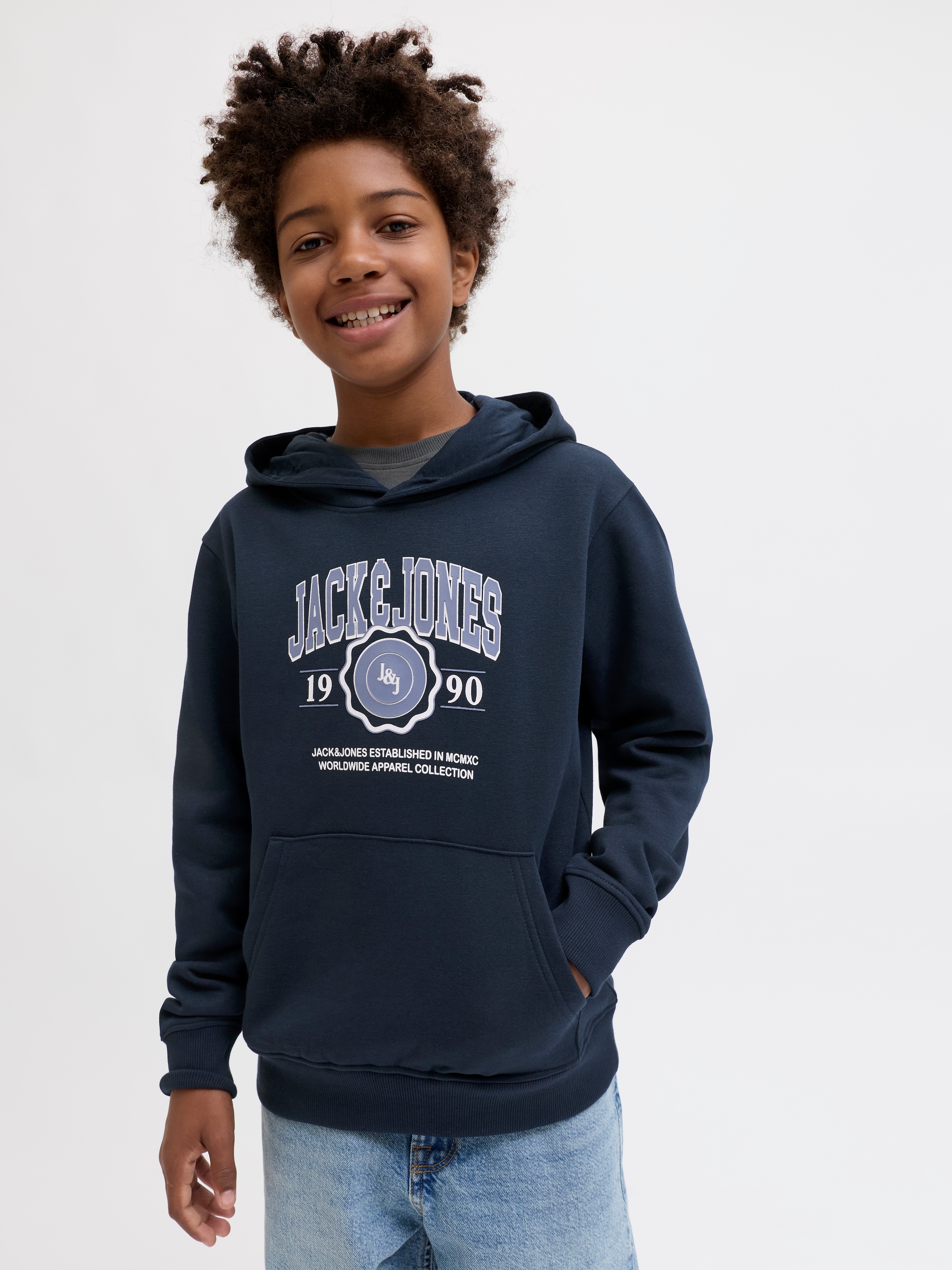 Jack & Jones Junior Sweat à capuche »JJMAKO SWEAT HOOD JNR«