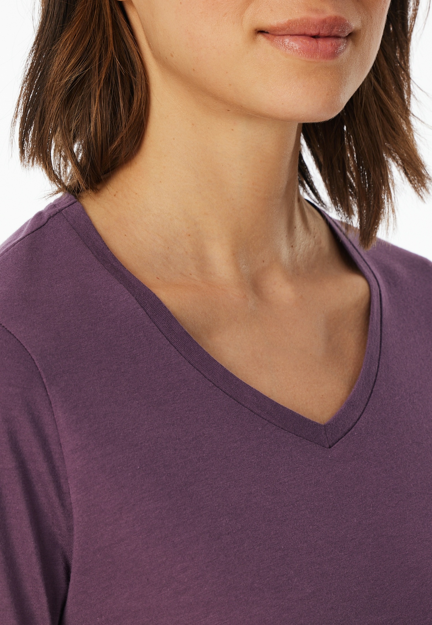 uncover by SCHIESSER Schlafanzug »Uncover Nightwear« 2 Stk. tlg., Baumwolle, Singel Jersey-Qualität, langärmelig, atmungsaktiv, bequem