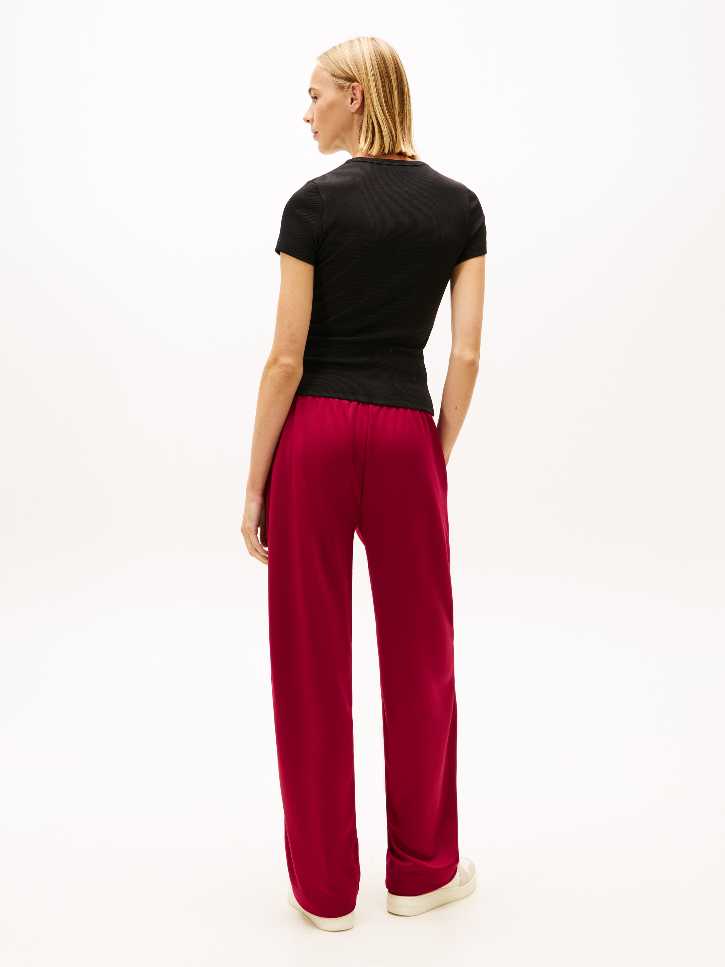 Tommy Jeans T-shirt à manches courtes »TJW SLIM BADGE RIB TEE« mit gerippter Struktur