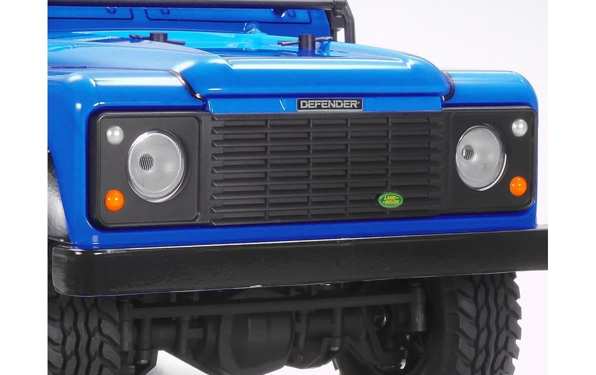 Tamiya RC-Auto »Crawler Land Rover Defender D90 Blau CC-02 Kit«