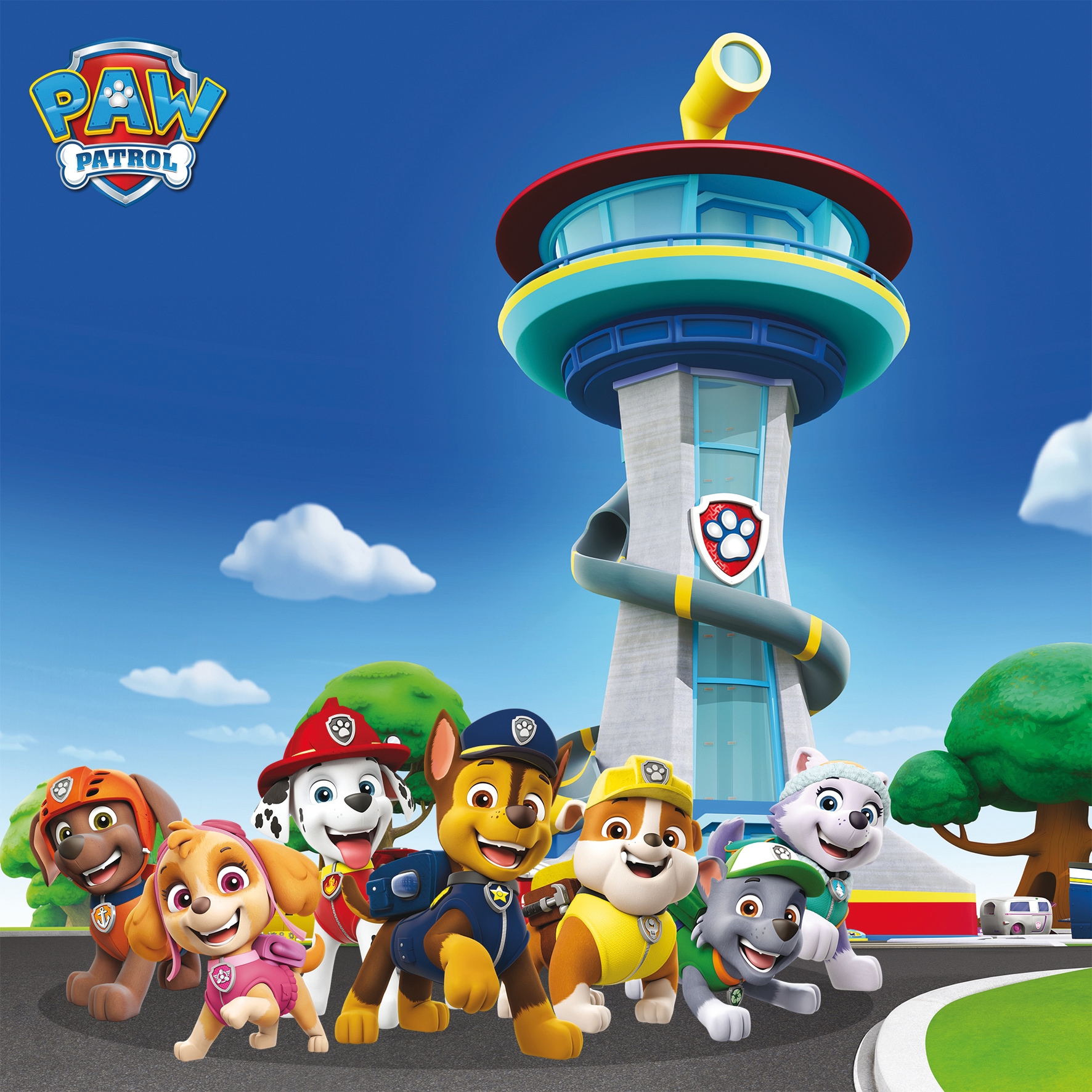 Image of Bönninghoff Leinwandbild "Paw Patrol" Filmfiguren 1 Stk. tlg. BxH: 35x35 cm