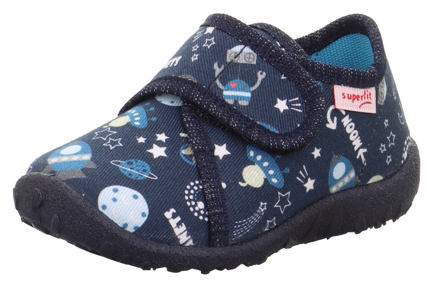 Hausschuh »SPOTTY WMS: Mittel«, Klettschuh, Kindergarten Schuhe mit Klettriegel