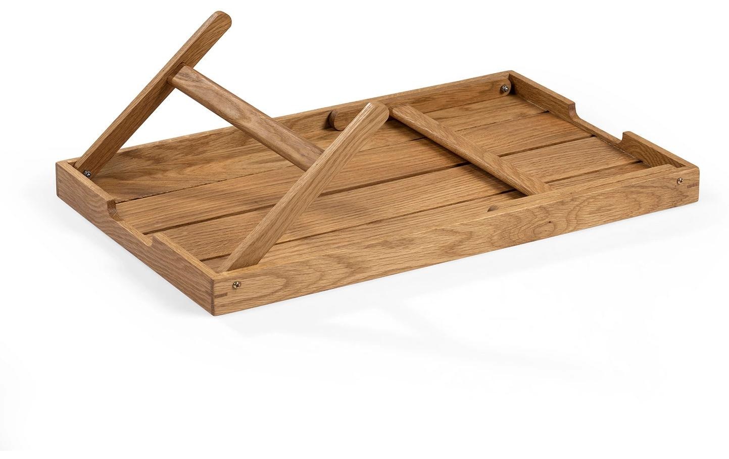   Plateau »Serviertablett 64 x 31.5 x 23.5 cm, Eiche«