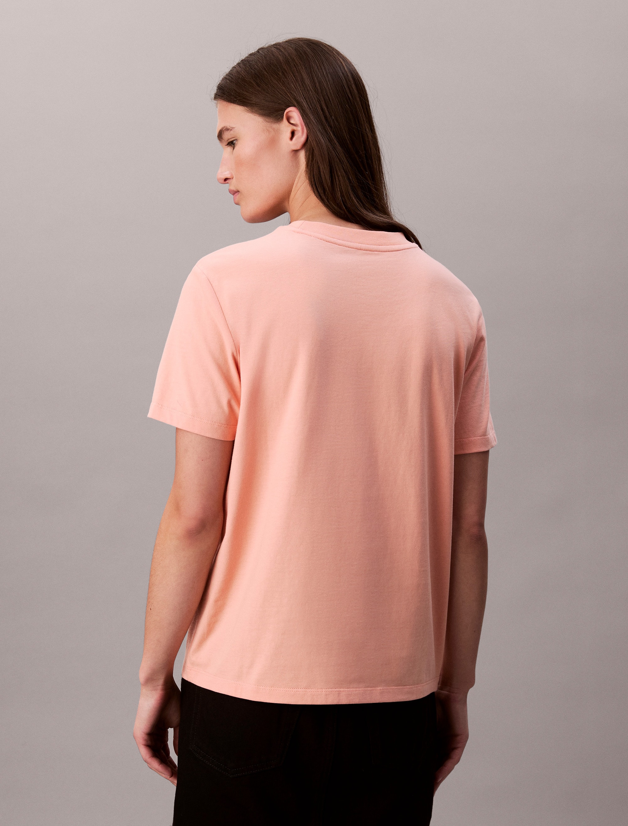 Calvin Klein Jeans T-Shirt »A- Logo CN 2 Pack Tee«, (Packung, 2er-Pack), Mit Rundhalsausschnitt