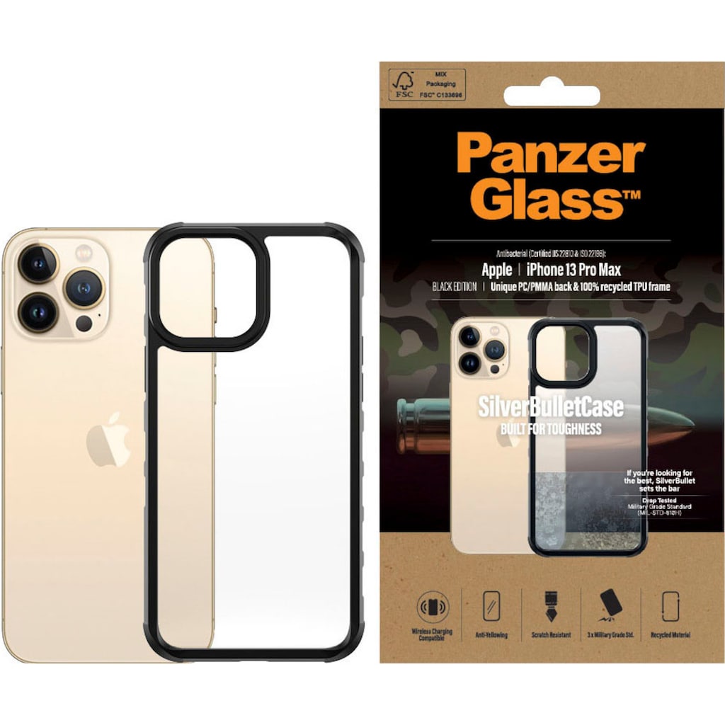 PanzerGlass Smartphone-Hülle »SilverBullet Case iPhone 13 Pro Max«, iPhone 13 Pro Max, 17 cm (6,7 Zoll)