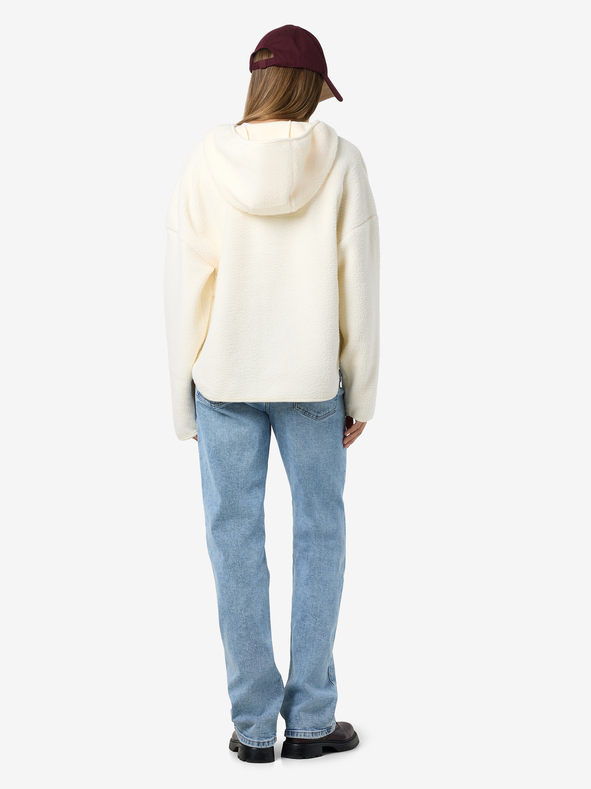Noisy may Kapuzensweatshirt »NMCOZY L/S HALFWAY ZIP SWEATER JRS NOOS«