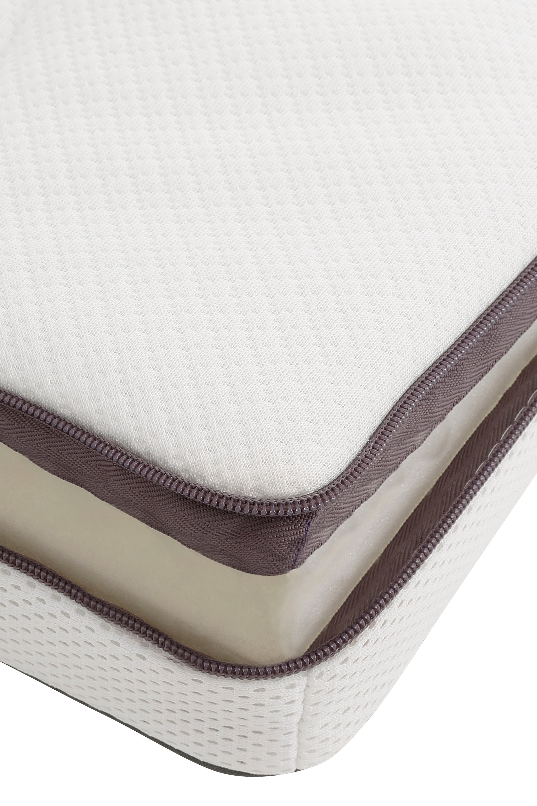 GOODproduct Lit boxspring »Jenna« sans éclairage LED, avec tissus certifiés recyclés