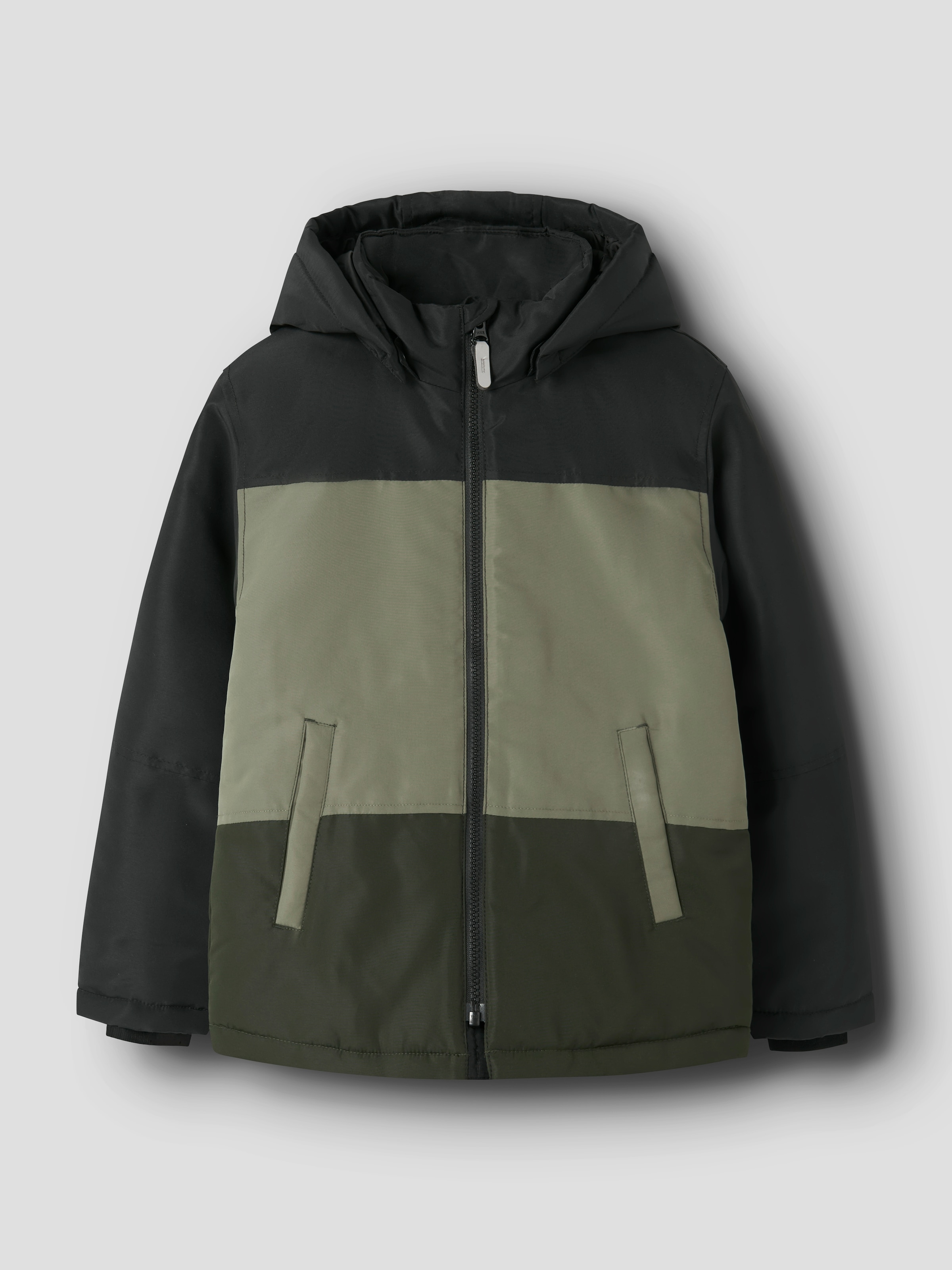 Name It Outdoorjacke »NKMMAX PA JACKET BLOCK NOOS«, mit Kapuze, mit dekorativen und reflektierenden Details