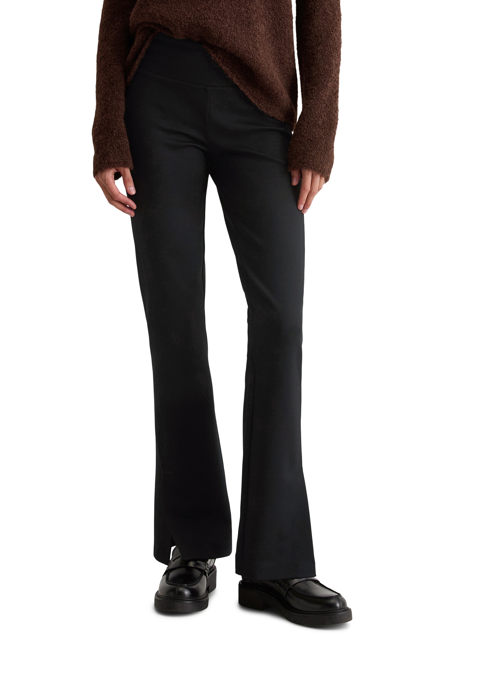 Image of Marc OPolo Jerseyhose relaxed fit mit breitem Bund
