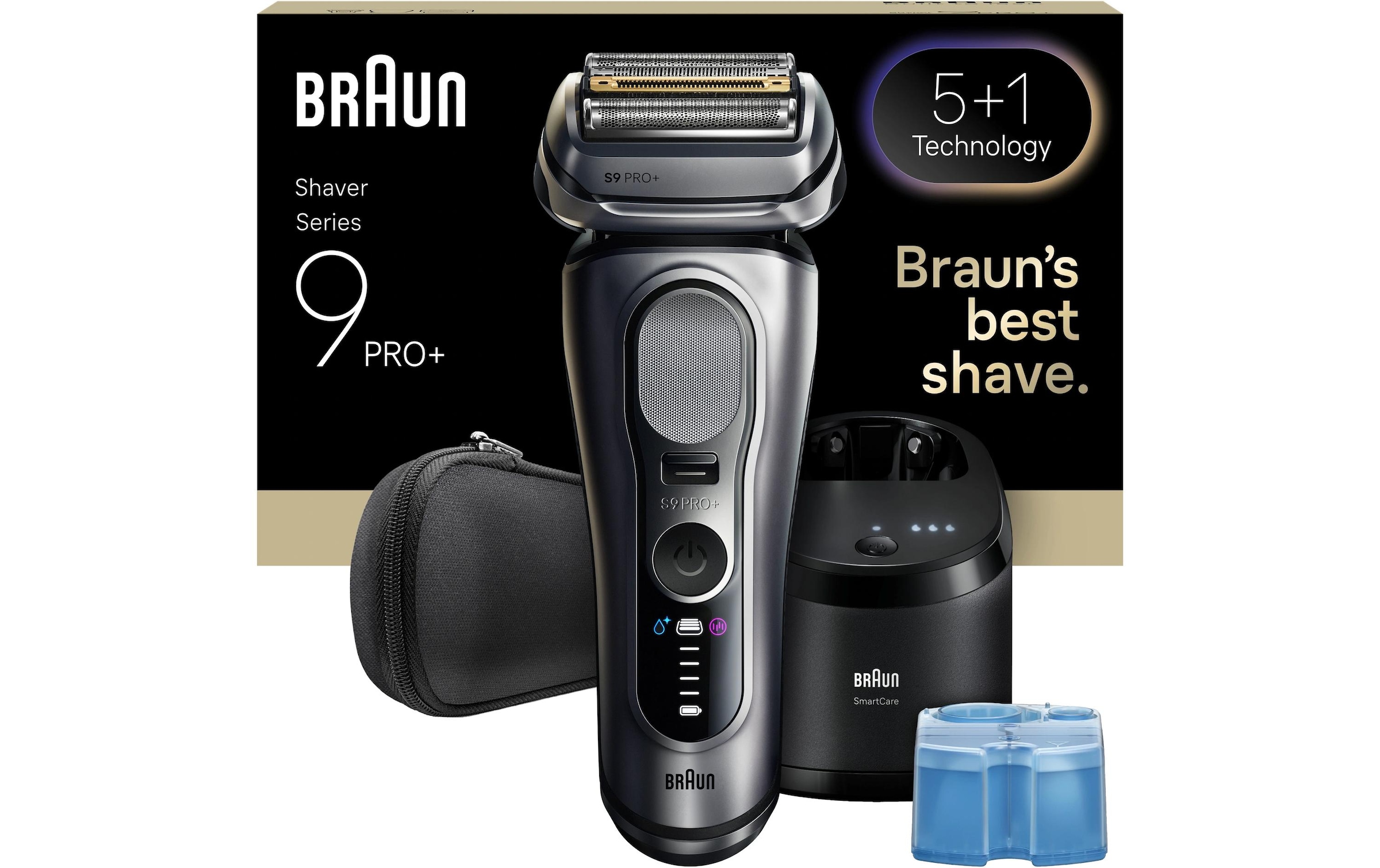 Braun Épilateur électrique pour le visage »Series 9 Pro+ 9667cc« station de nettoyage