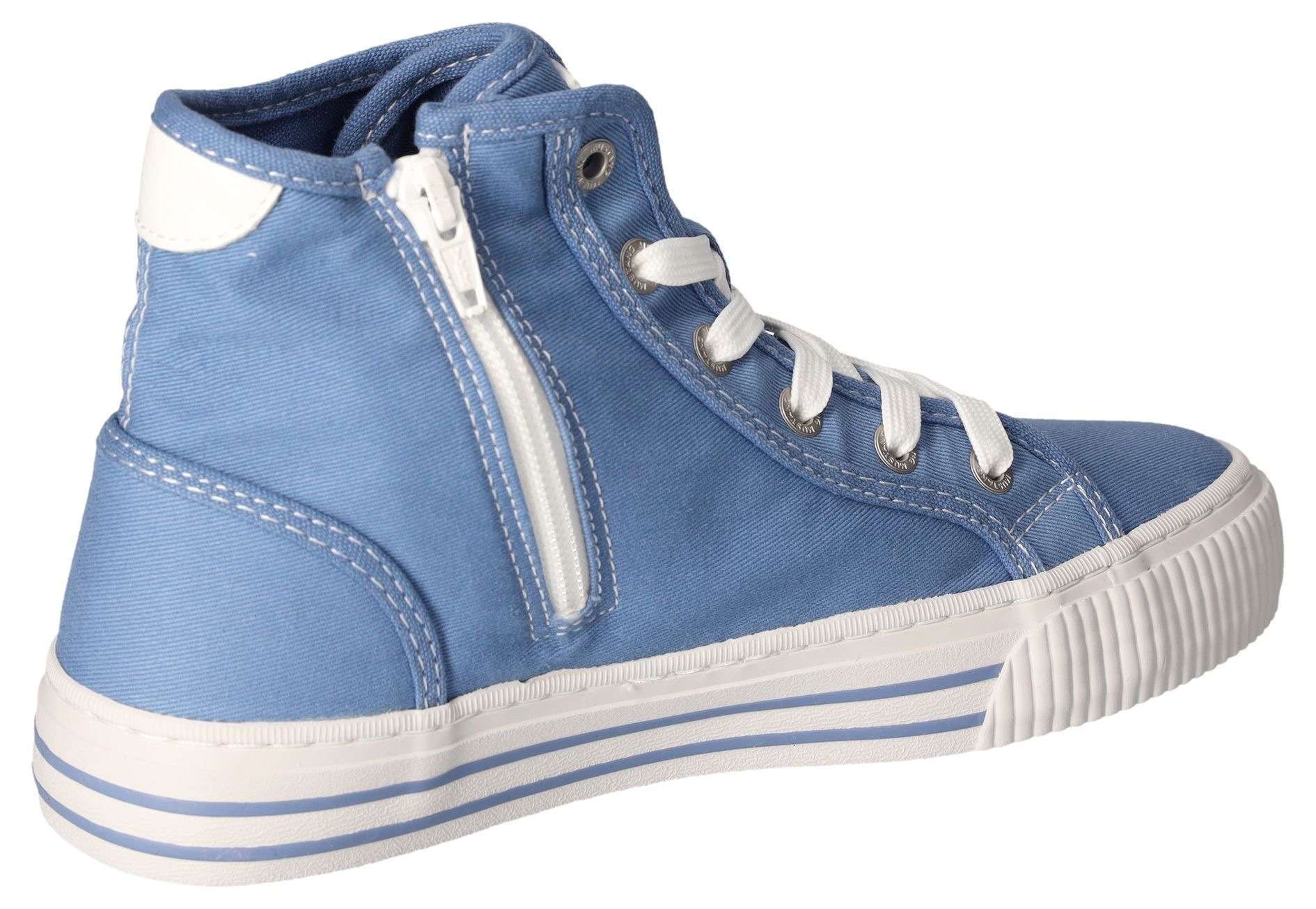 Mustang Shoes Schnürboots »High-Top-Sneaker, Freizeitschuh,«, Plateau, High Top-Sneaker, Freizeitschuh mit Innenreissverschluss