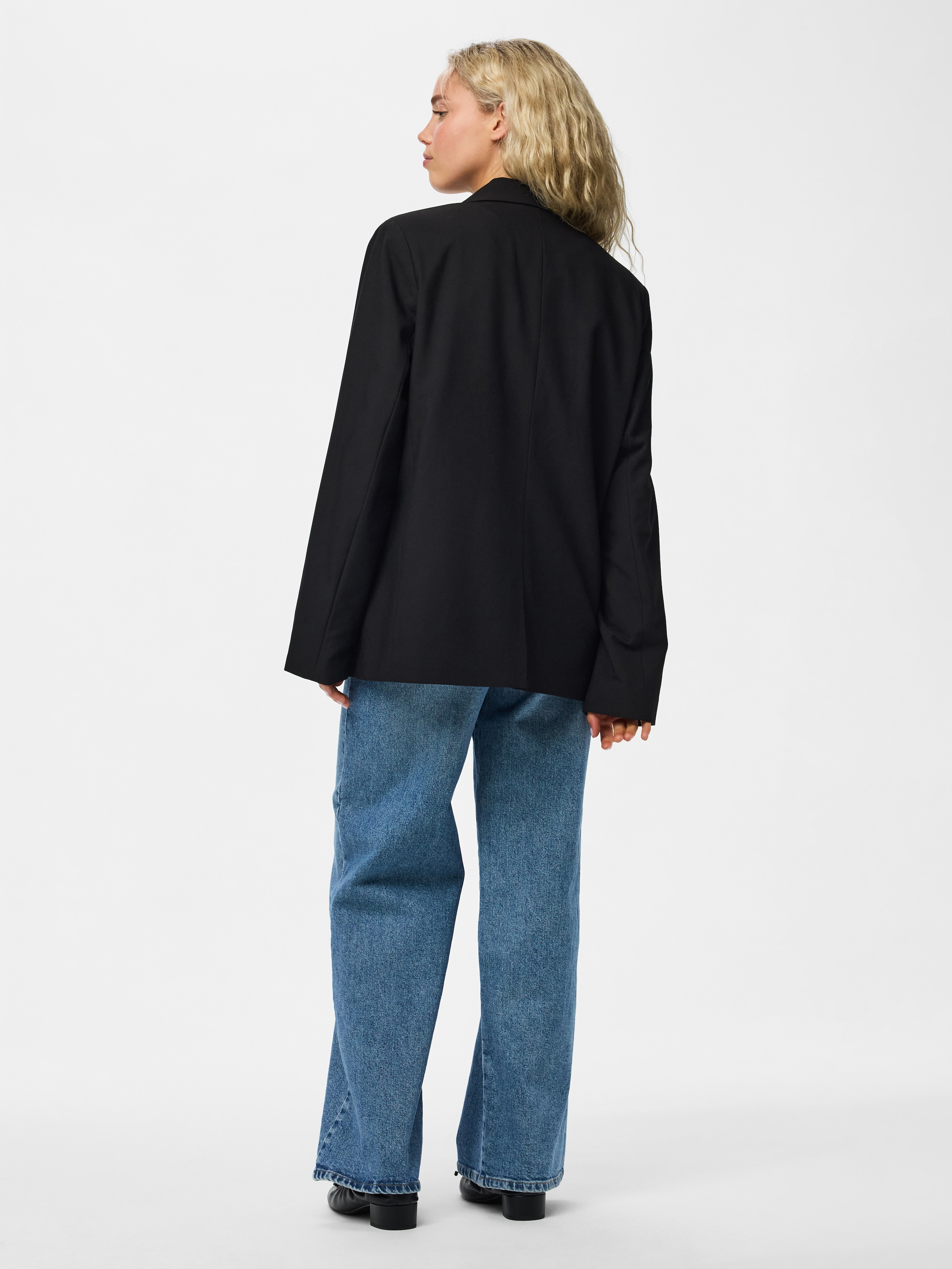 pieces Longblazer »PCBOSELLA LS LOOSE BLAZER NOOS BC« Materialmix