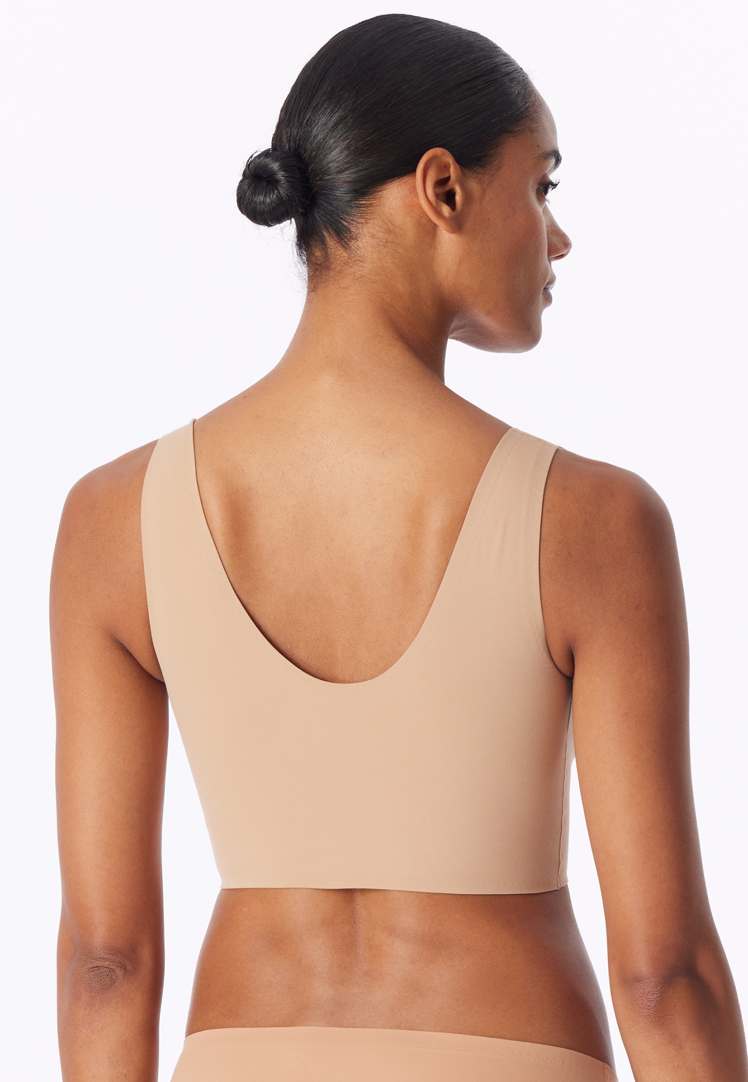 Schiesser Bustier »Invisible Soft« Microfibre, finitions laser cut, encolure en V