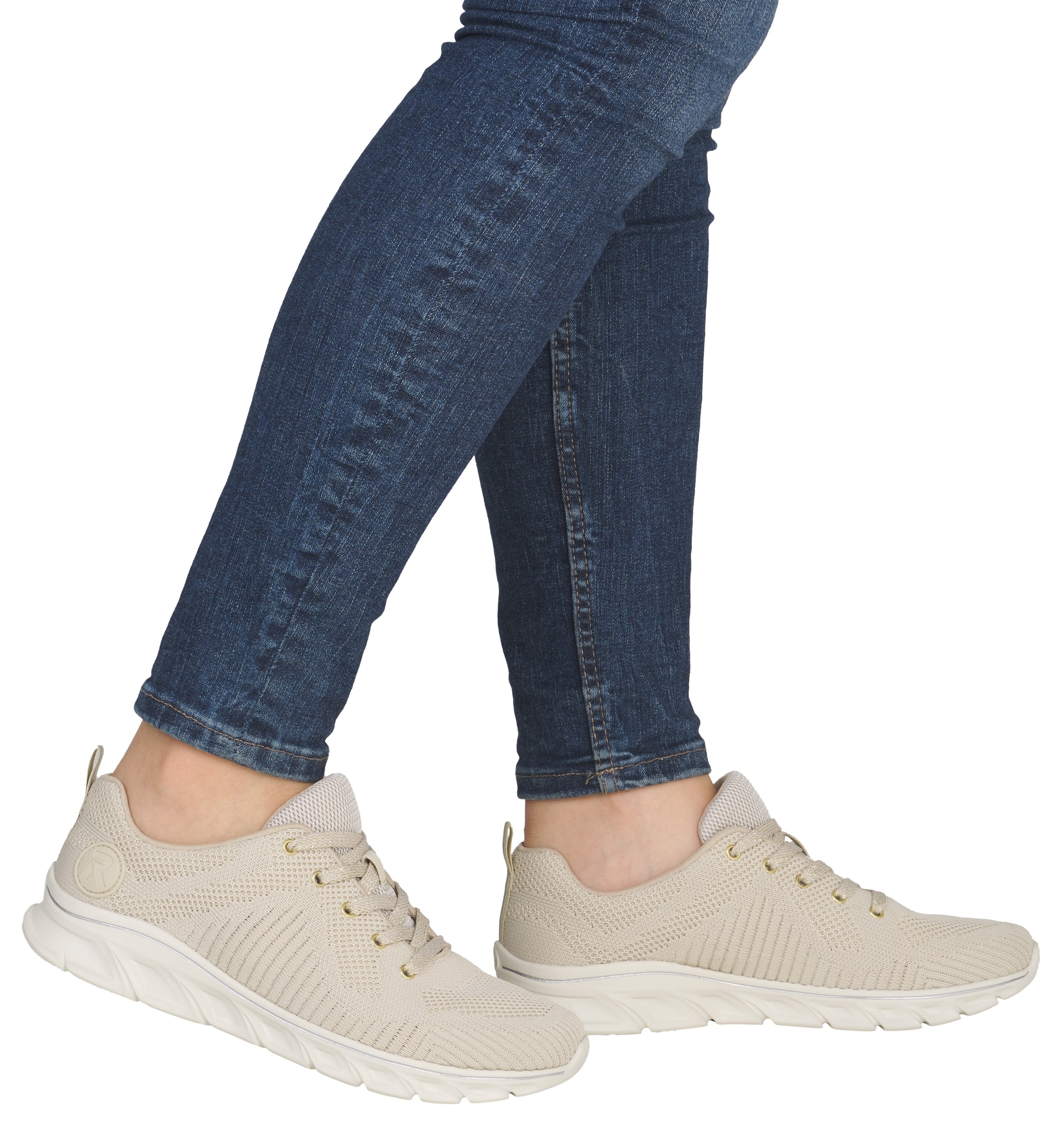 Rieker Sneakers  mit leichter Laufsohle, Freizeitschuh, Halbschuh, Schnürschuh