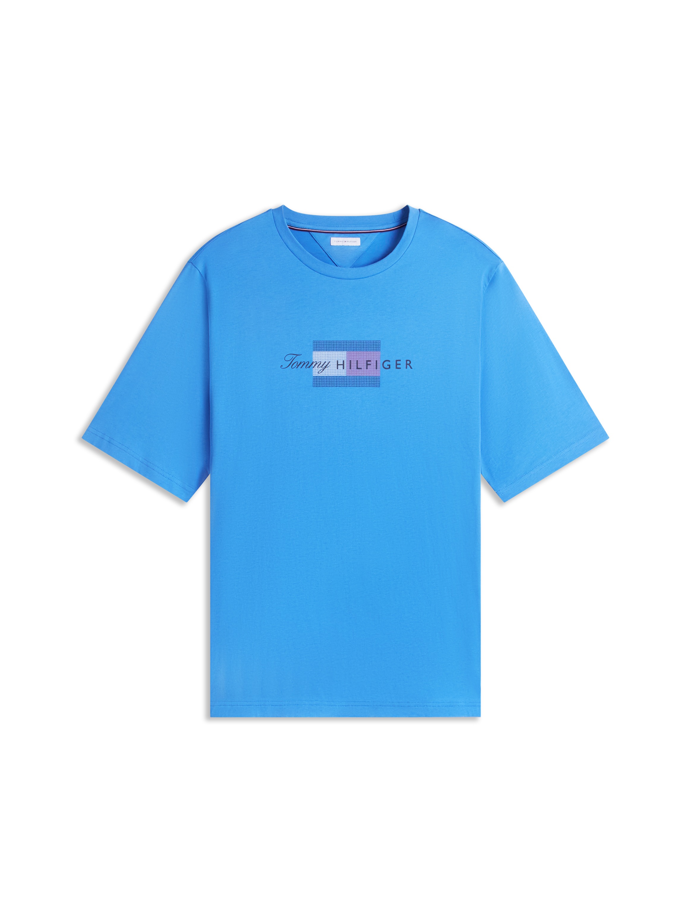 Tommy Hilfiger Big & Tall T-Shirt aus Jersey mit Flag-Grafik, Grosse Grössen