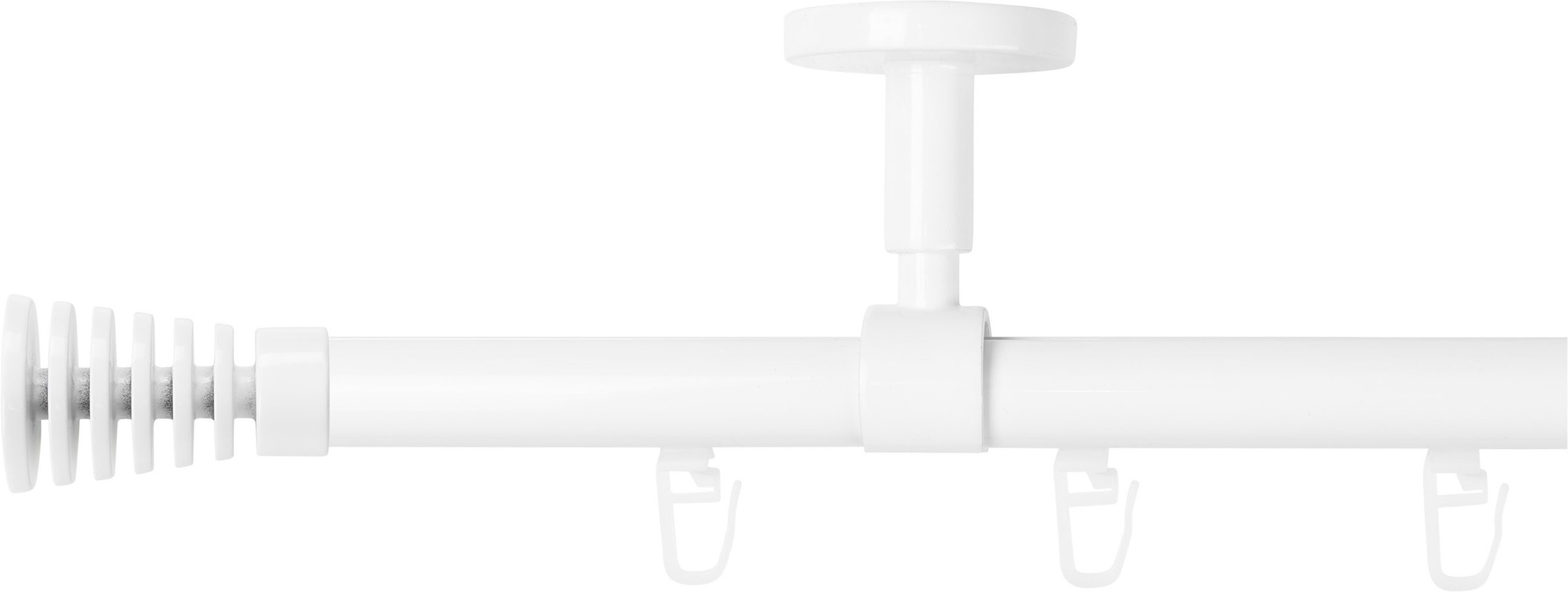 SN DECO GROUP Gardinenstange »Gardinenstange Innenlauf Gap Ø 19 mm, 1-läufig, Fixmass, verschraubt« Ø 19 mm Fixmass;kürzbar