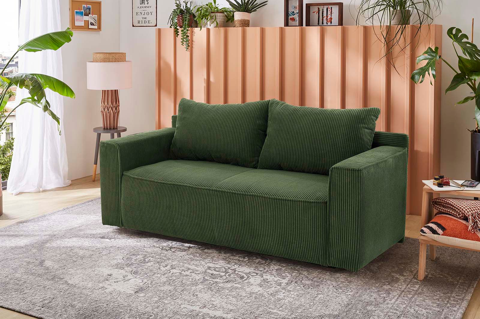 Jockenhöfer Gruppe Schlafsofa »Ron«, Platzsparendes Sofa mit Gästebettfunktion, Federkernpolsterung