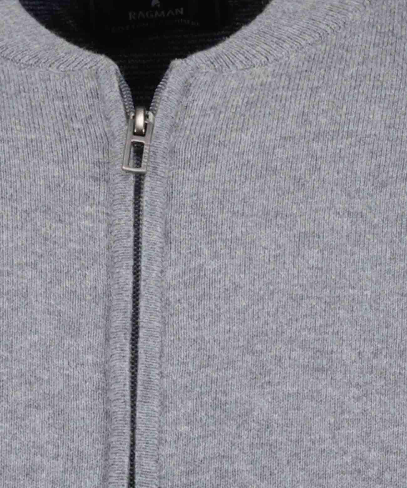 RAGMAN Strickfleecejacke