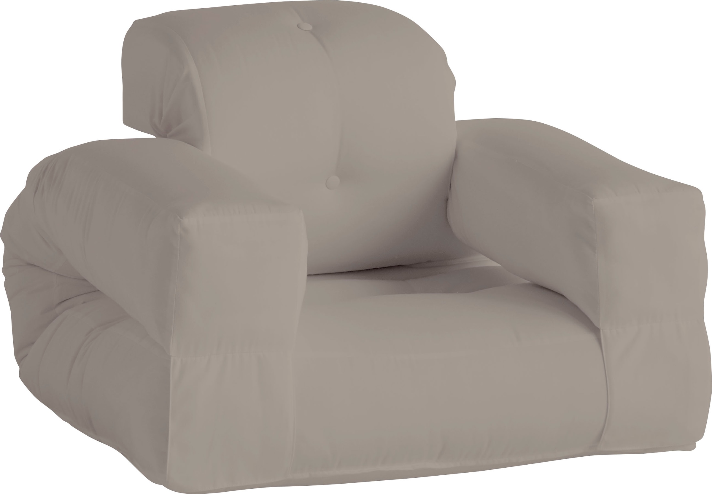 Image of Karup Design Gartensessel "HIPPO Chair out™, Loungesessel in Schlafplatz verwandelbar" B/H/T ca: 90x70x122cm - Liegefläche 90x200cm, Outdoor geeignet, Schmutz- und Wasserabweisend, Made in Europe