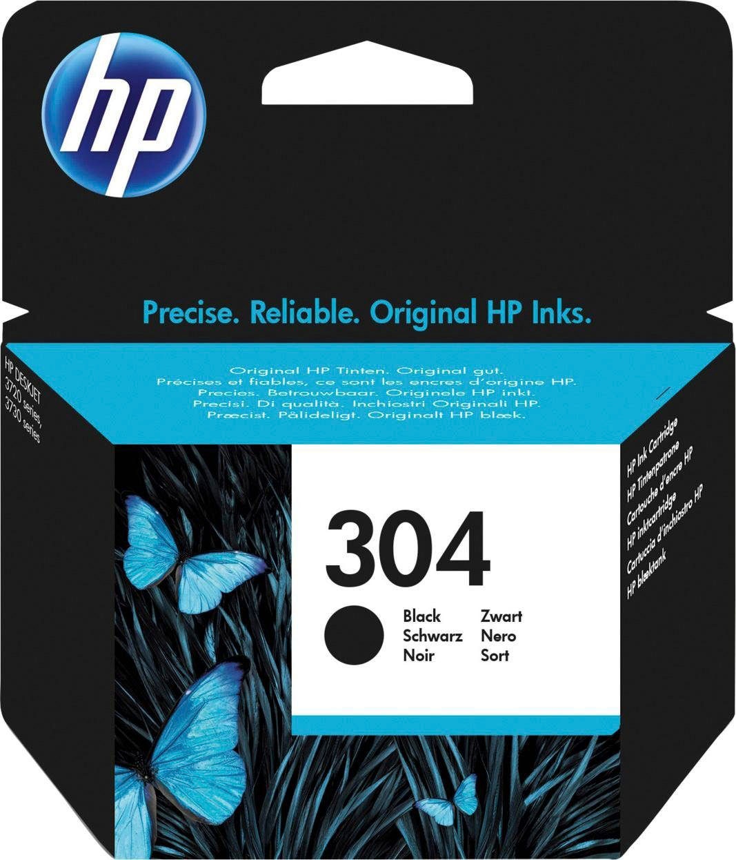 Image of HP Tintenpatrone "HP original Druckerpatrone 304 Black" 3 Probemonate gratis* drucken