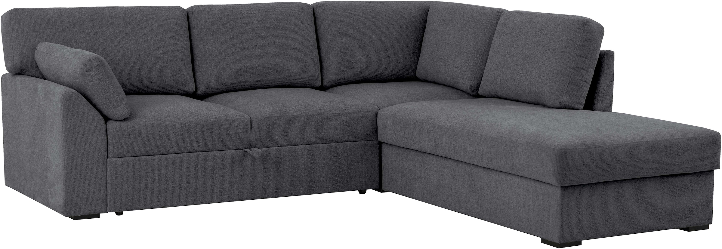 Home affaire Ecksofa »Citry« Breite 242 cm, Chenille, Bettfunktion, Bettkasten, L-Form