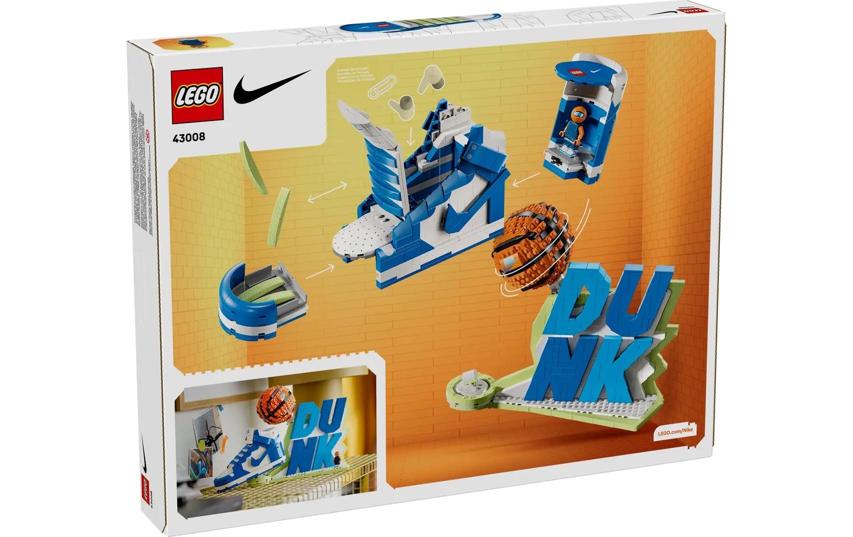 LEGO® Pions de construction »Nike Dunk X 1180 Teile« Nike Dunk Modell für Sneaker-Fans