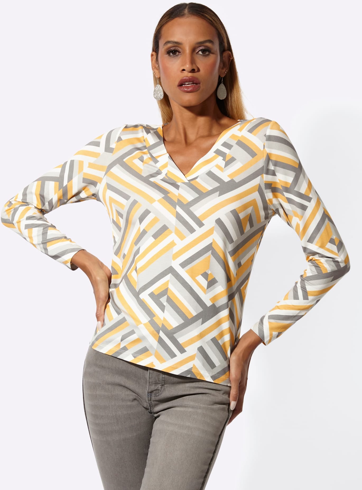 creation L Print-Shirt »Druck-Shirt« 1