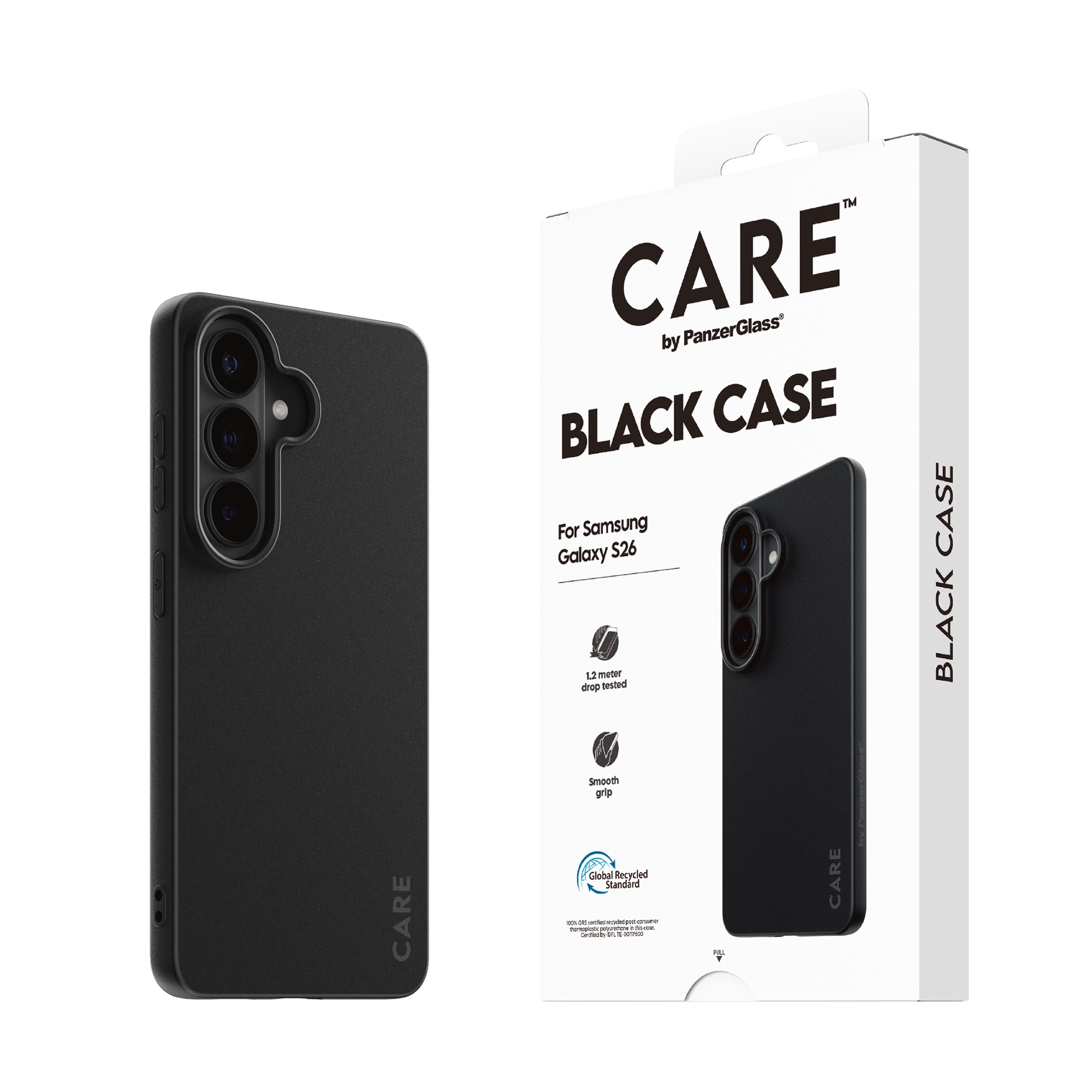 Image of CARE by PanzerGlass Handyhülle "TPU Case für Samsung Galaxy S26" Smartphones Backcover, Schutzhülle, Handyschutzhülle, Case, Schutzcase, stossfest