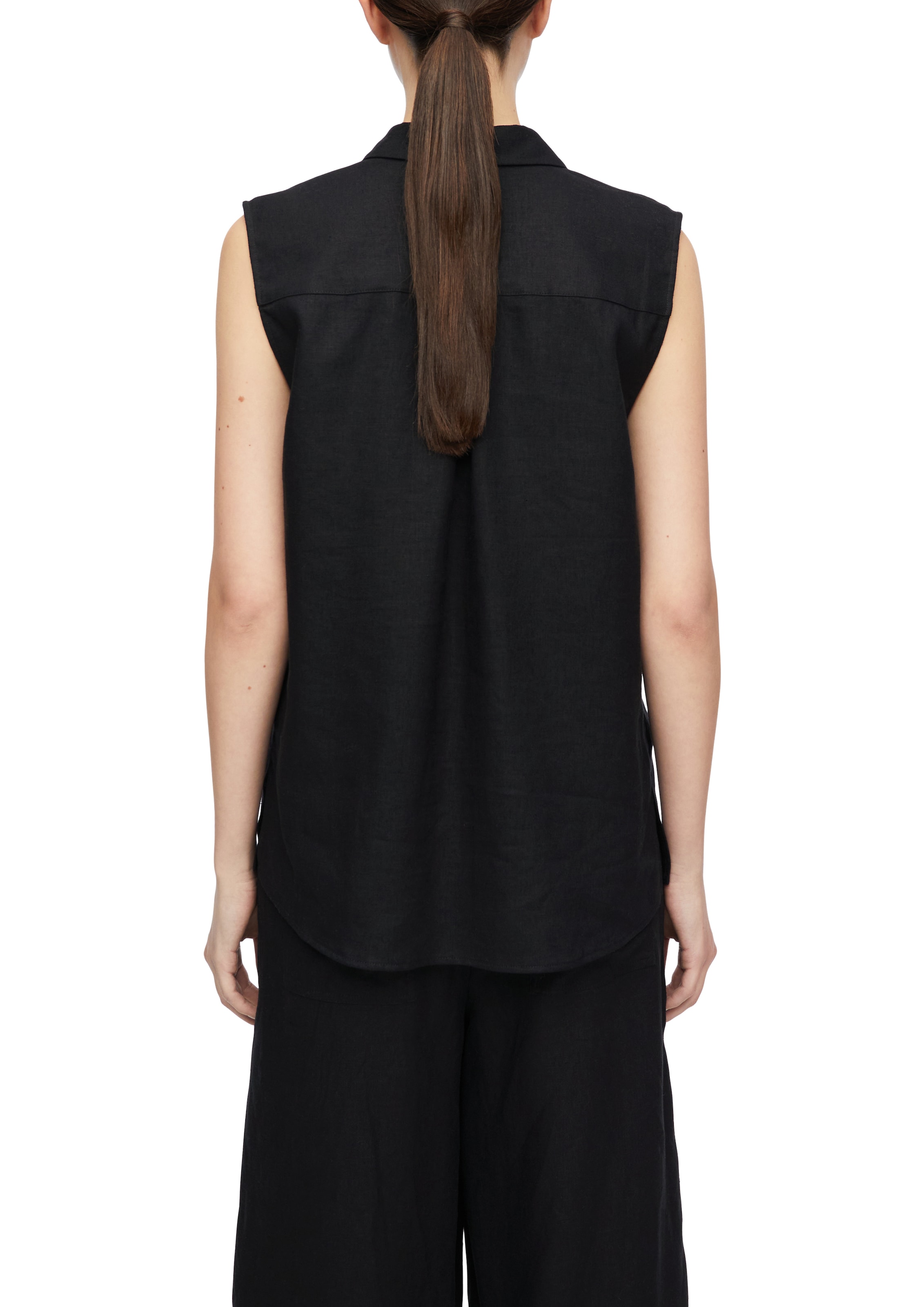 Comma Hemdbluse mit Brust Taschen