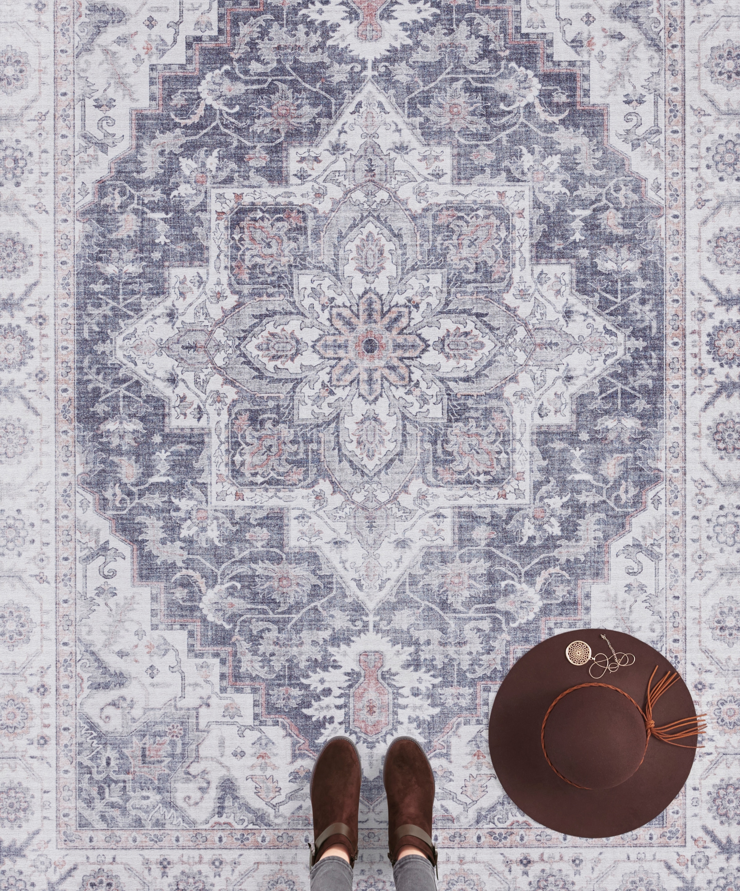 HANSE Home Teppich »Anthea«, rechteckig, 5 mm Höhe, Orientalisch, Läufer, Vintage, Wohnzimmer, Schlafzimmer, Esszimmer