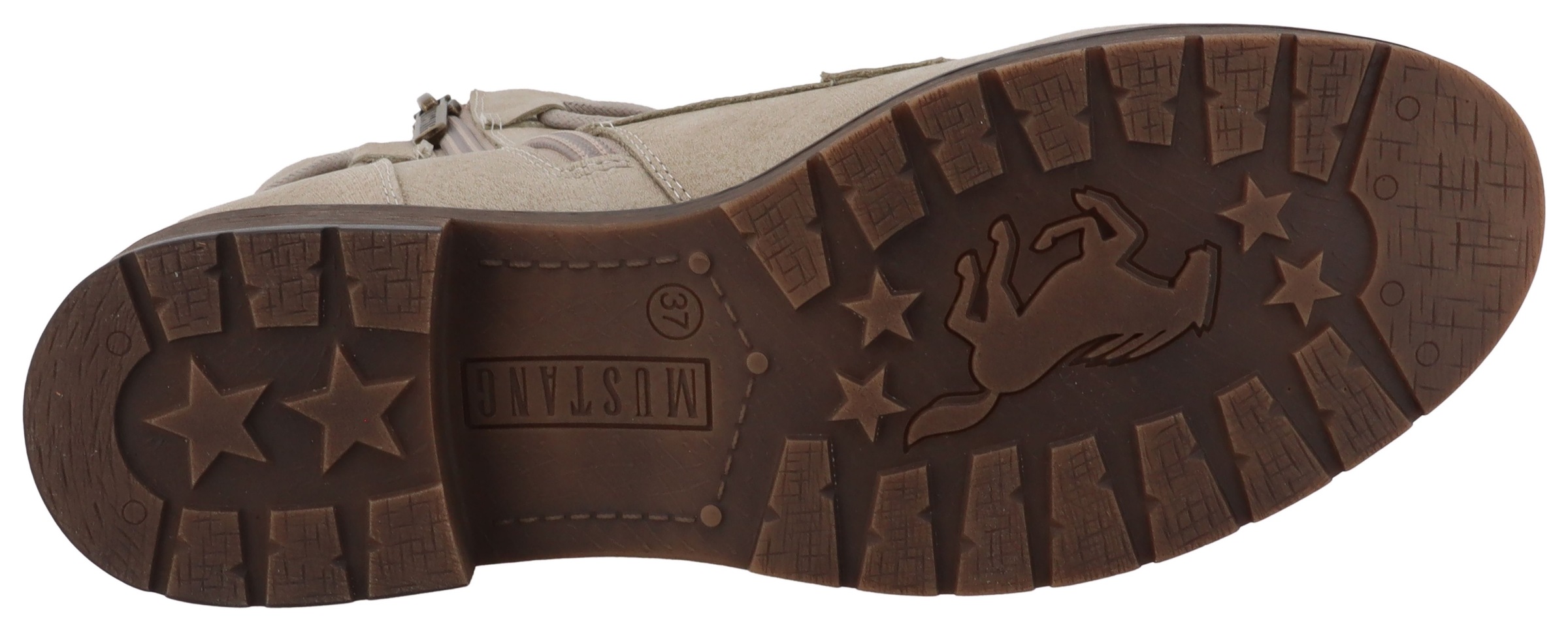 Mustang Shoes Bottes d'hiver »Elfi«  bottes d’hiver avec fermeture éclair et laçage marqué