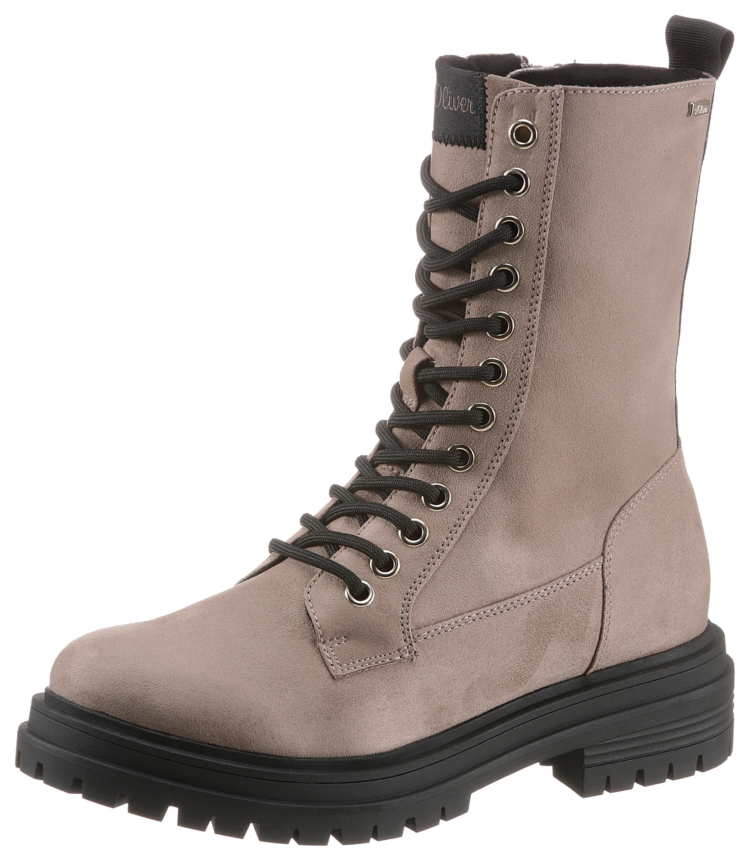 Image of s.Oliver Schnürboots, mit zweckmässiger Anziehlasche bei Ackermann Versand Schweiz