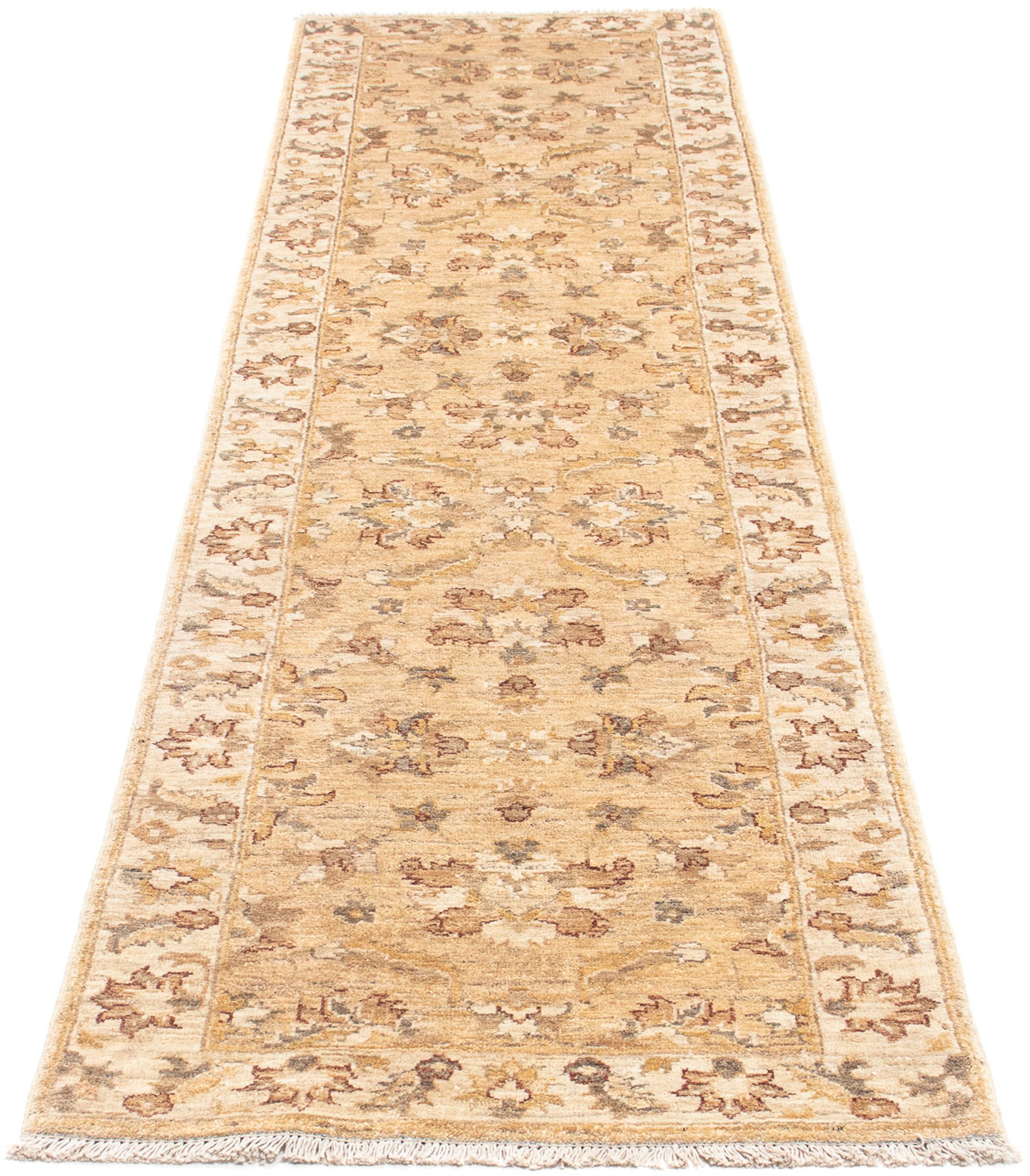 Image of morgenland Orientteppich »Ziegler - 287 x 71 cm - beige«, rechteckig, 6 mm Höhe, Wohnzimmer, Handgeknüpft, Einzelstück mit Zertifikat bei Ackermann Versand Schweiz