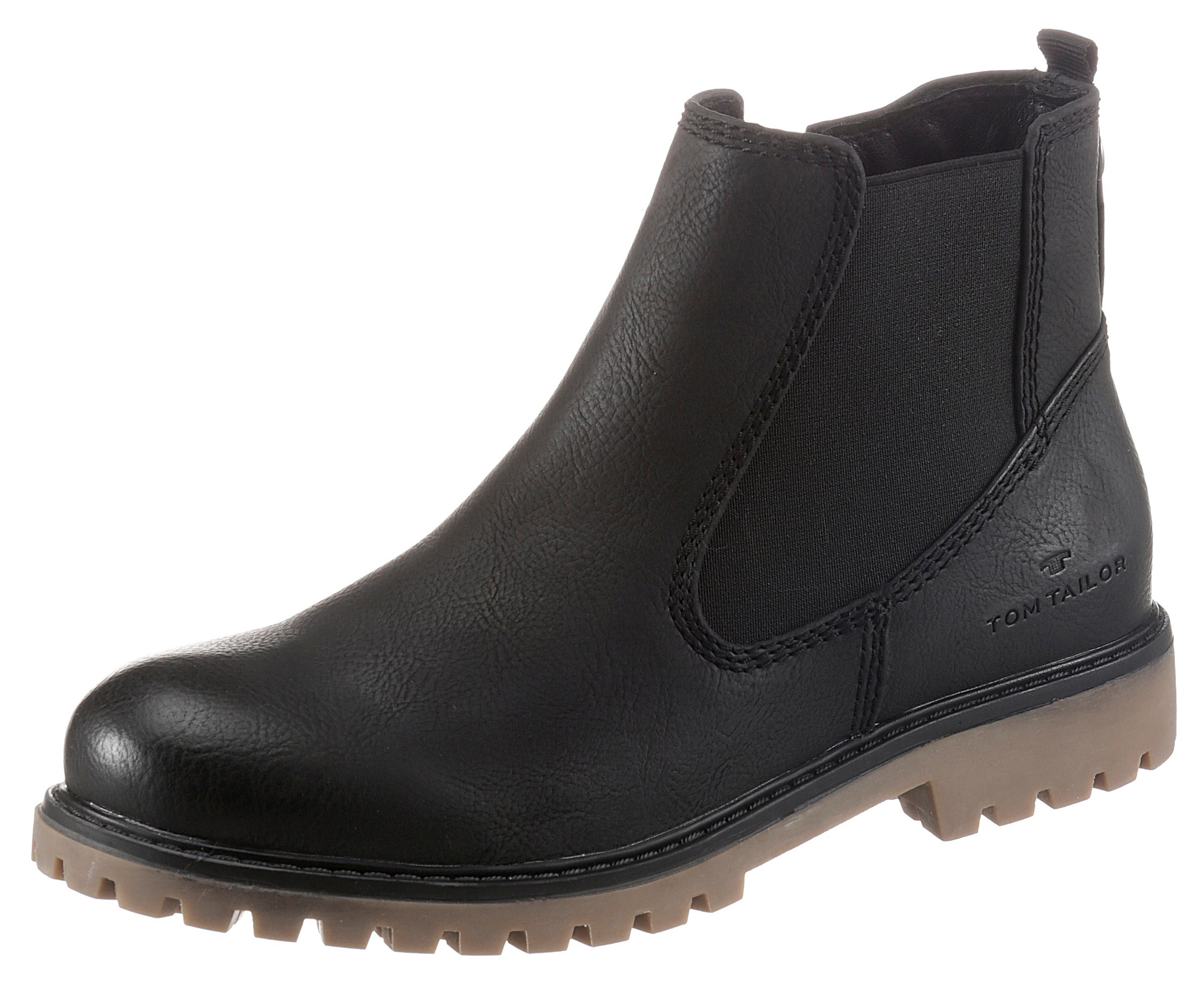 Image of TOM TAILOR Chelseaboots, mit Logoprägung, Schuhweite G (weit) bei Ackermann Versand Schweiz