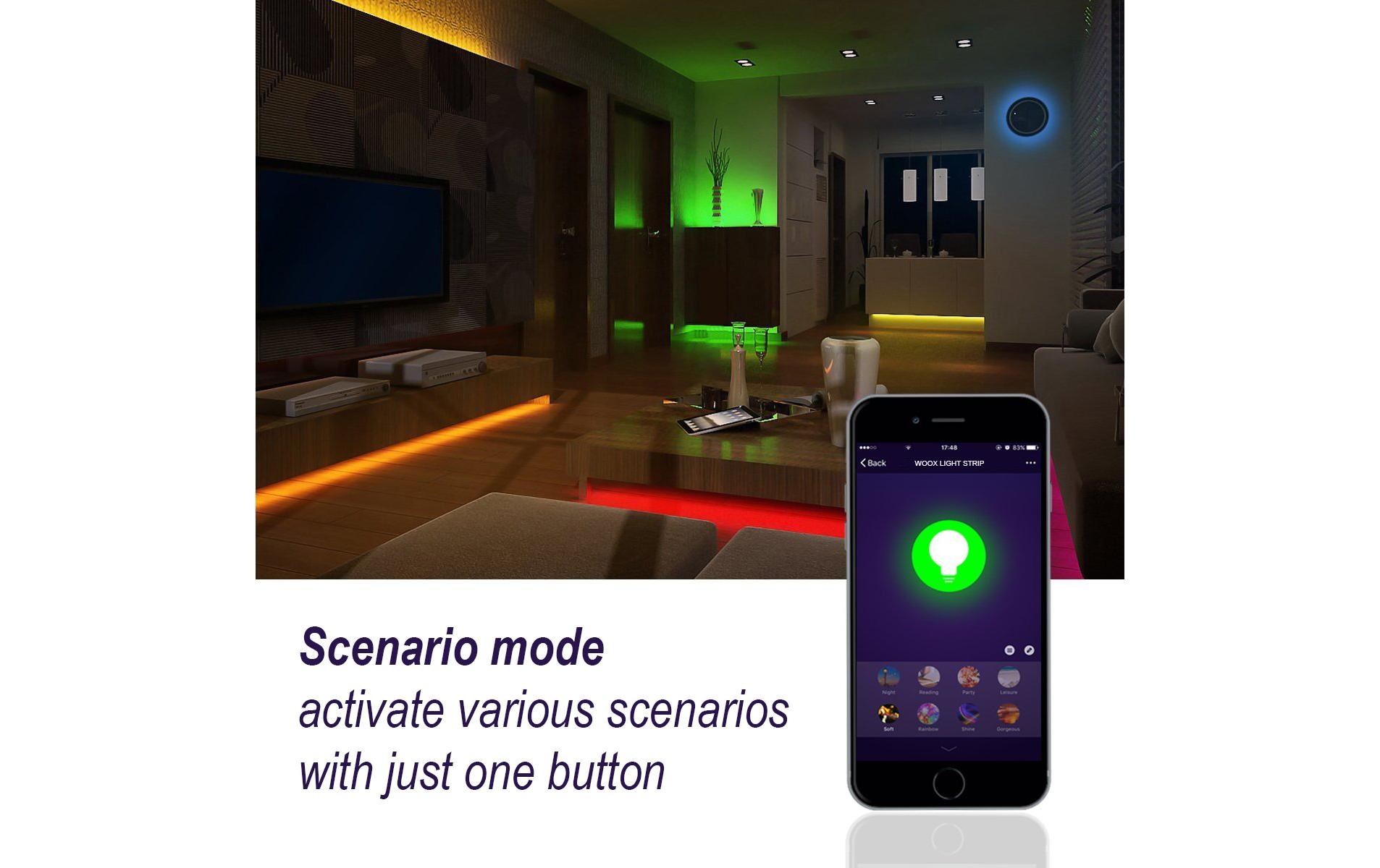 LED-Streifen »WOOX LED WiFi Smart Kit RGB«