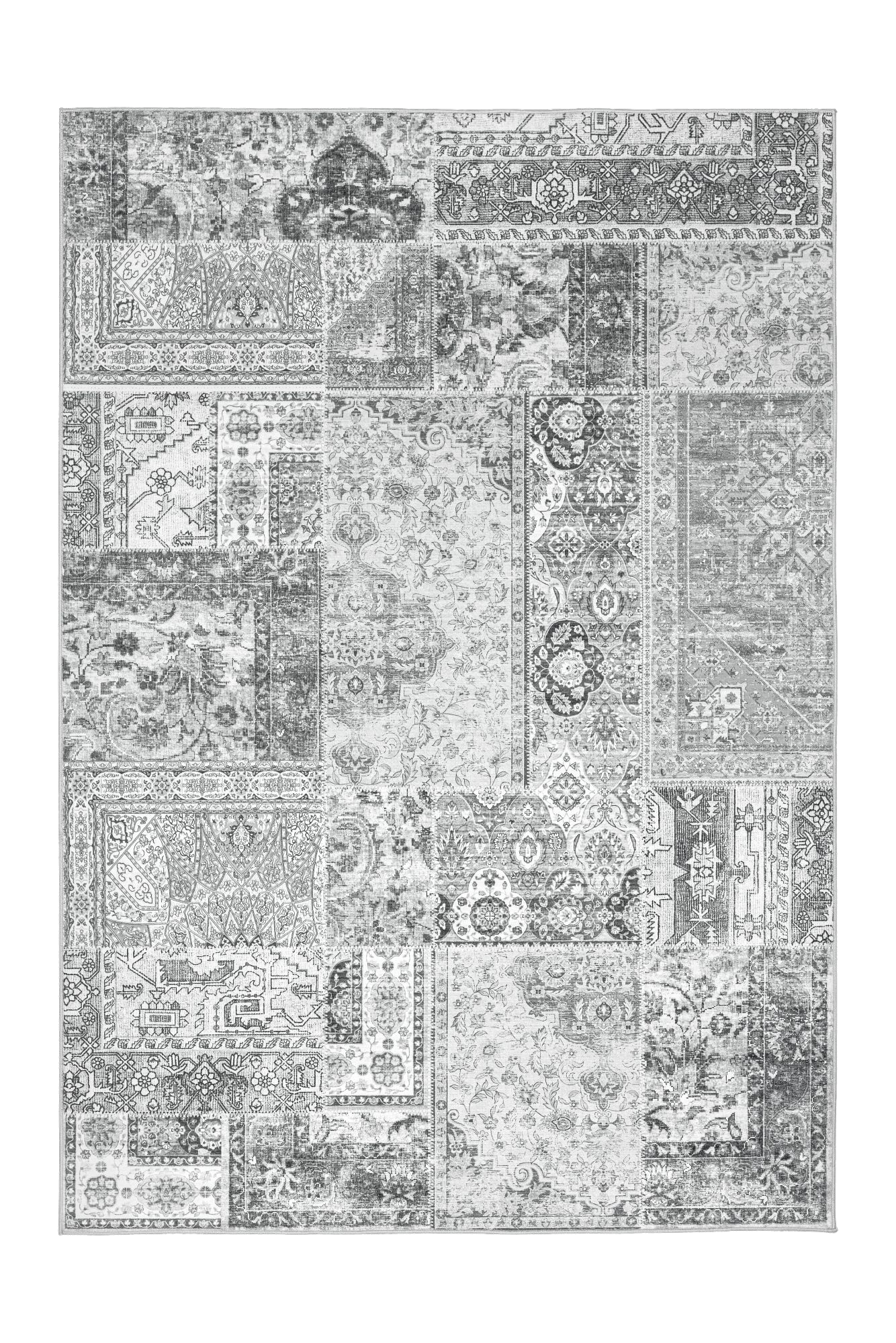Obsession Teppich »Avantgarde 105« rechteckig 8 mm Höhe modernes Patchwork Design, waschbar, In- und Outdoor, Balkon, Terrasse
