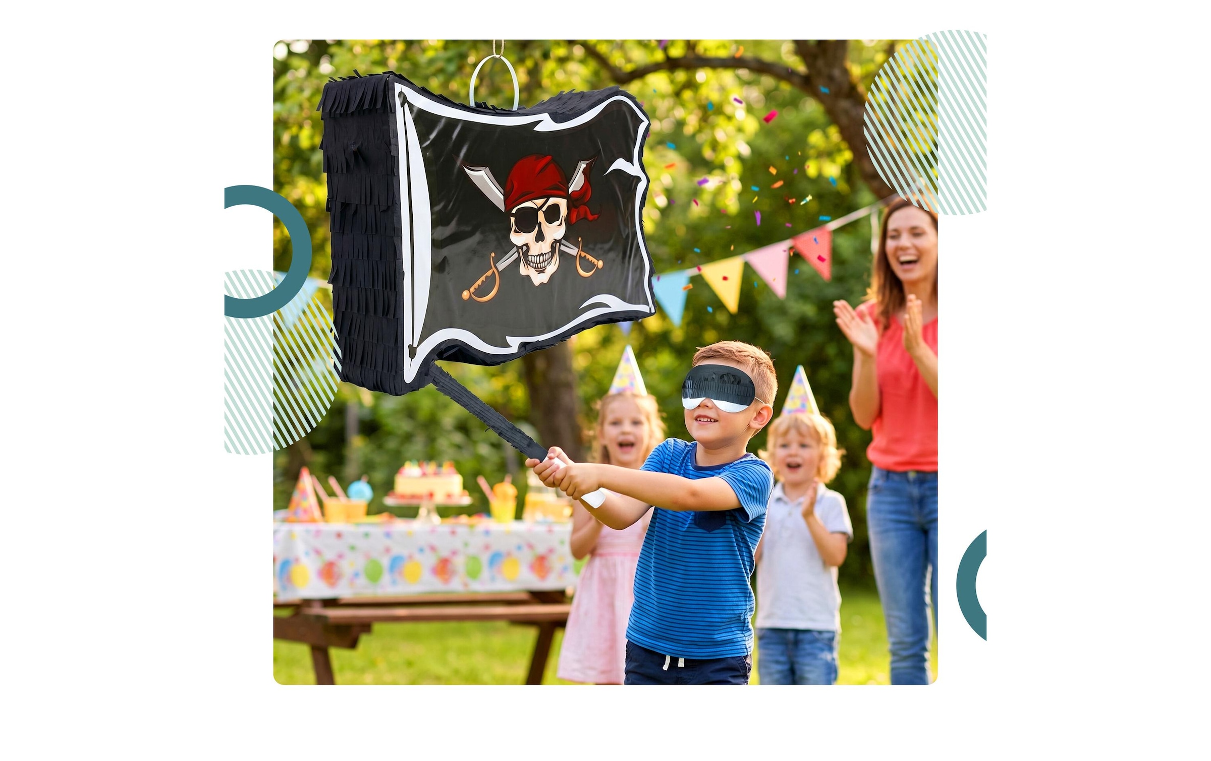 relaxdays Pinata »Piraten Pirat«