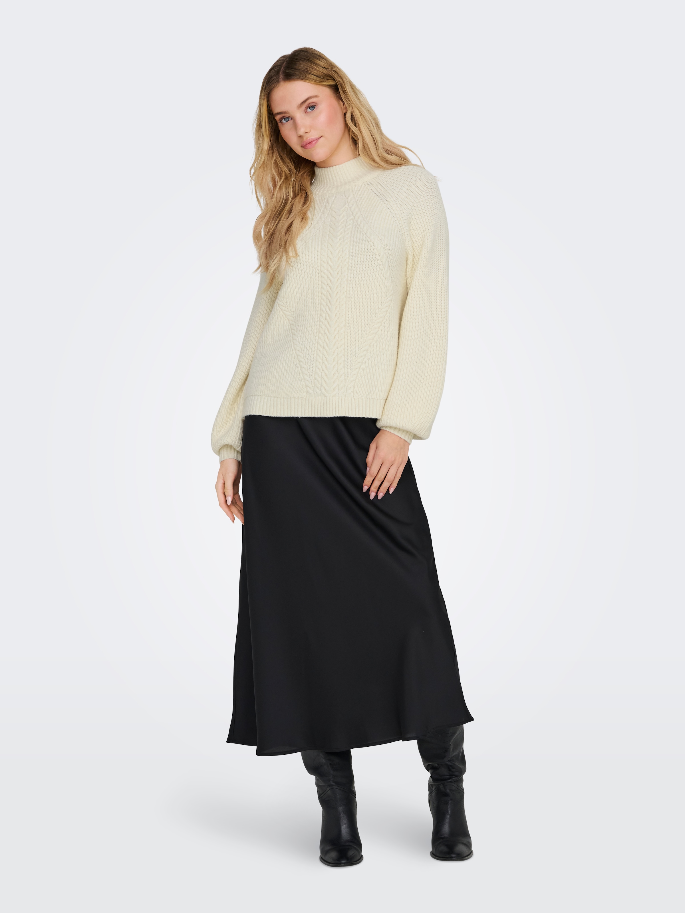 ONLY Stehkragenpullover »ONLKATIA LS DETAIL HIGHNECK CC KNT«