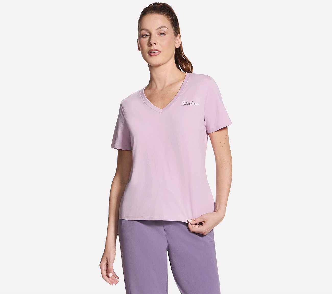 Image of Skechers T-Shirt "T-Shirt 1/2 Arm" für Erwachsene, sportlicher Stil, für Fitness und Sportmode