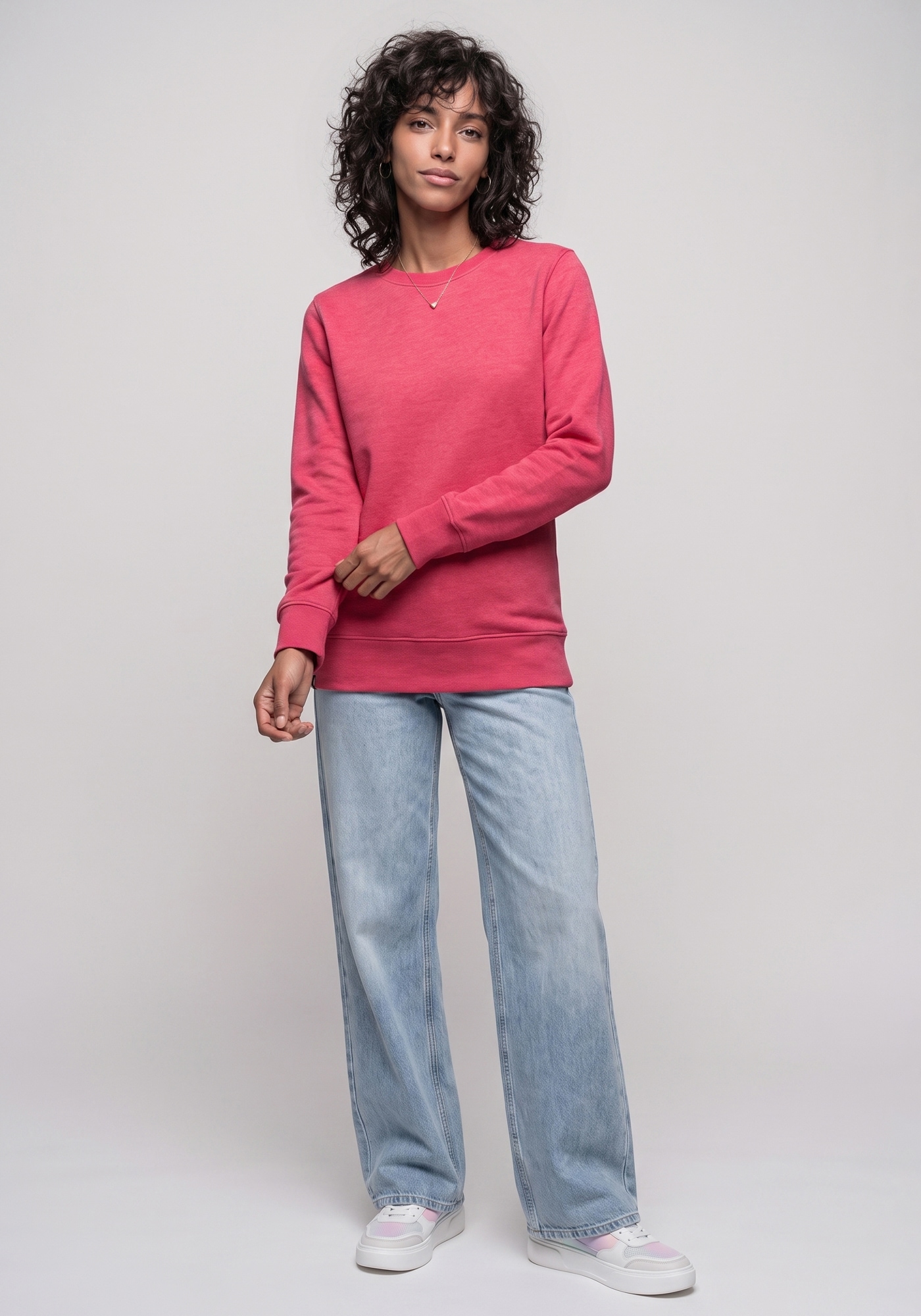 Alife & Kickin Sweatshirt »LottaAK A«, schlichter Sweater mit Herz-Aufnäher in tollen Farben
