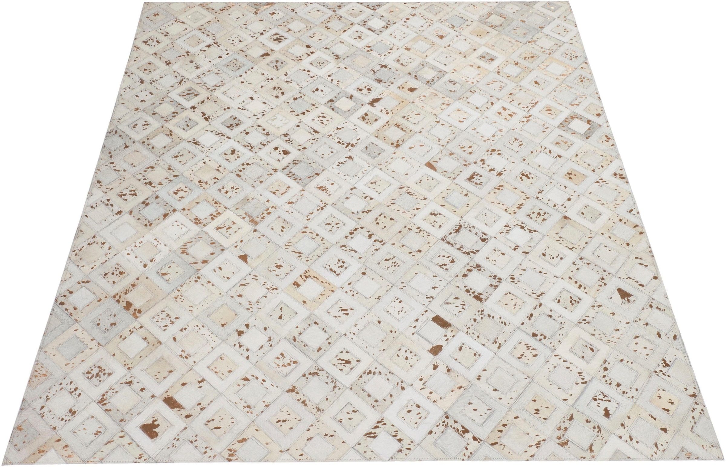 Image of Home affaire Lederteppich »Arno«, rechteckig, 8 mm Höhe, jeder Teppich-ein Unikat, Wohnzimmer bei Ackermann Versand Schweiz